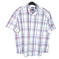 Mens Blue Chaps  Short Sleeve Shirt