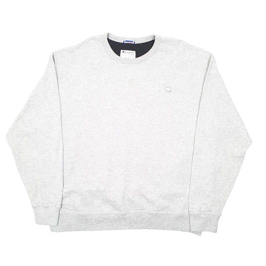 Mens Grey Champion  Crewneck Jumper