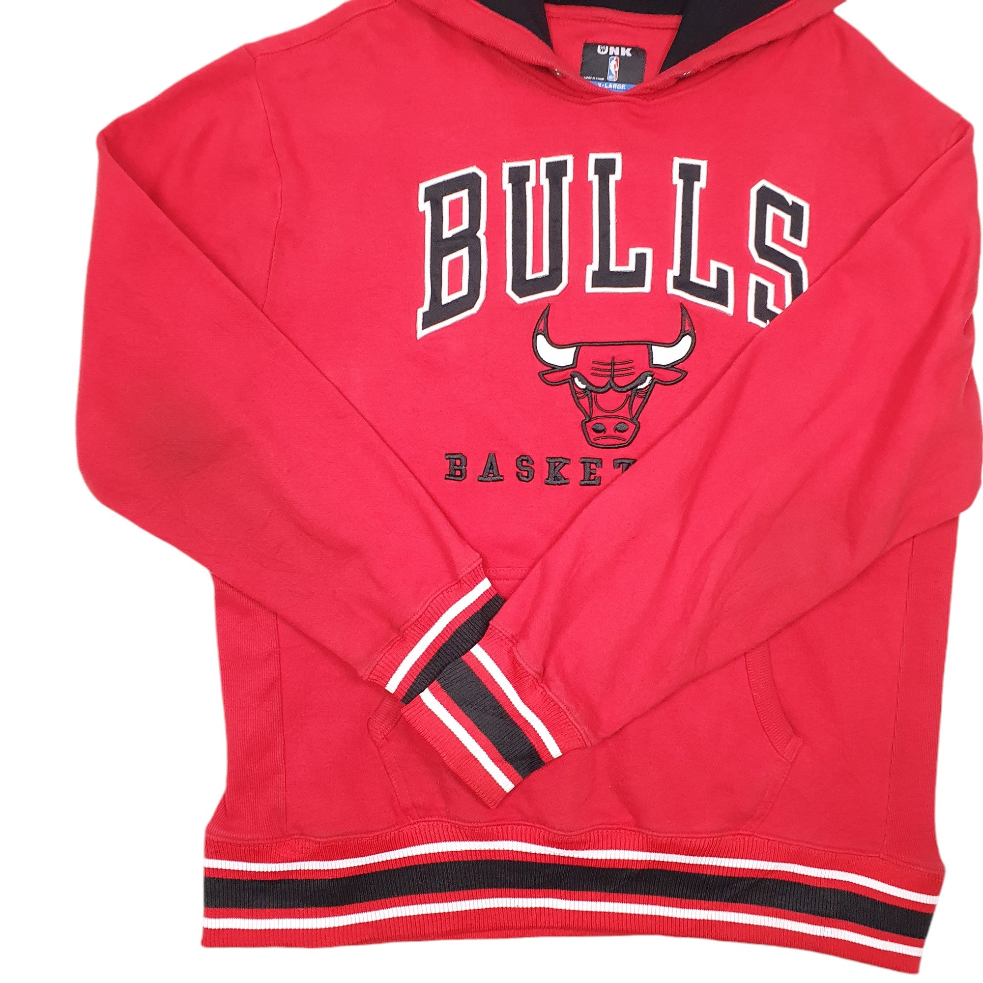 UNK NBA Chicago Bulls Basketball USA Spellout Hoodie Cotton Sweatshirt Jumper XL