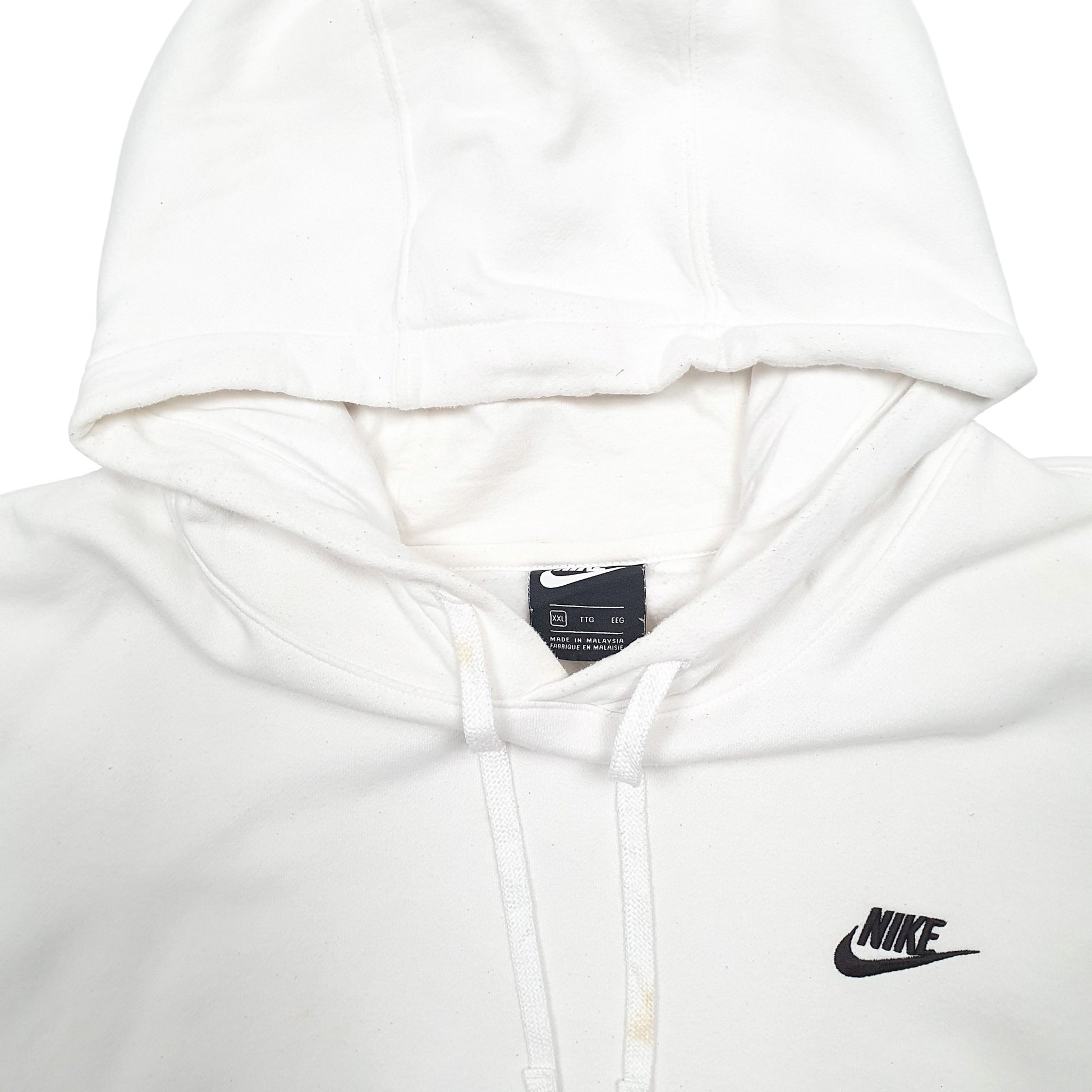 Mens White Nike  Hoodie Jumper