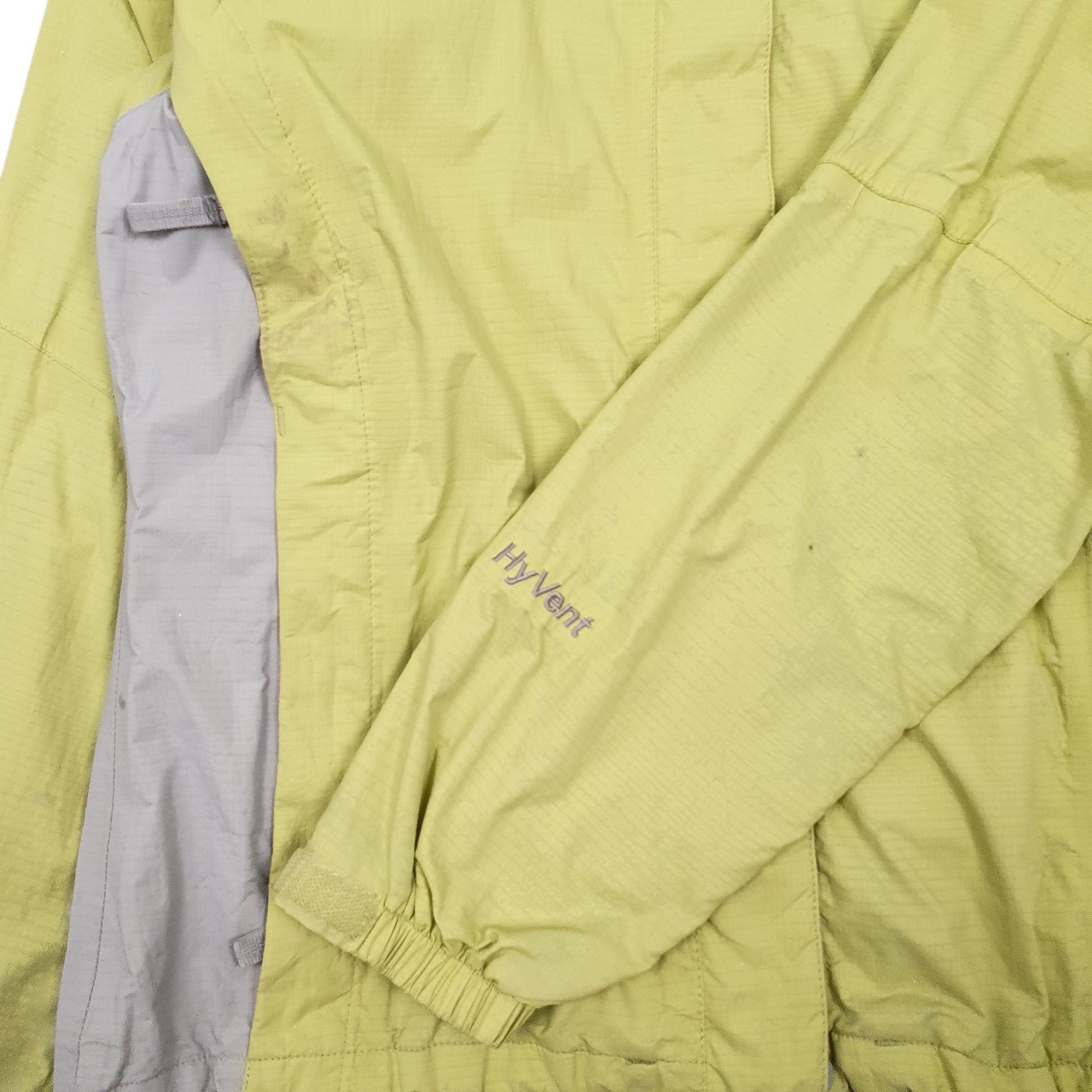 Womens Green The North Face Hyvent  Coat