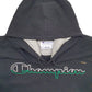 Mens Black Champion Spellout Hoodie Jumper