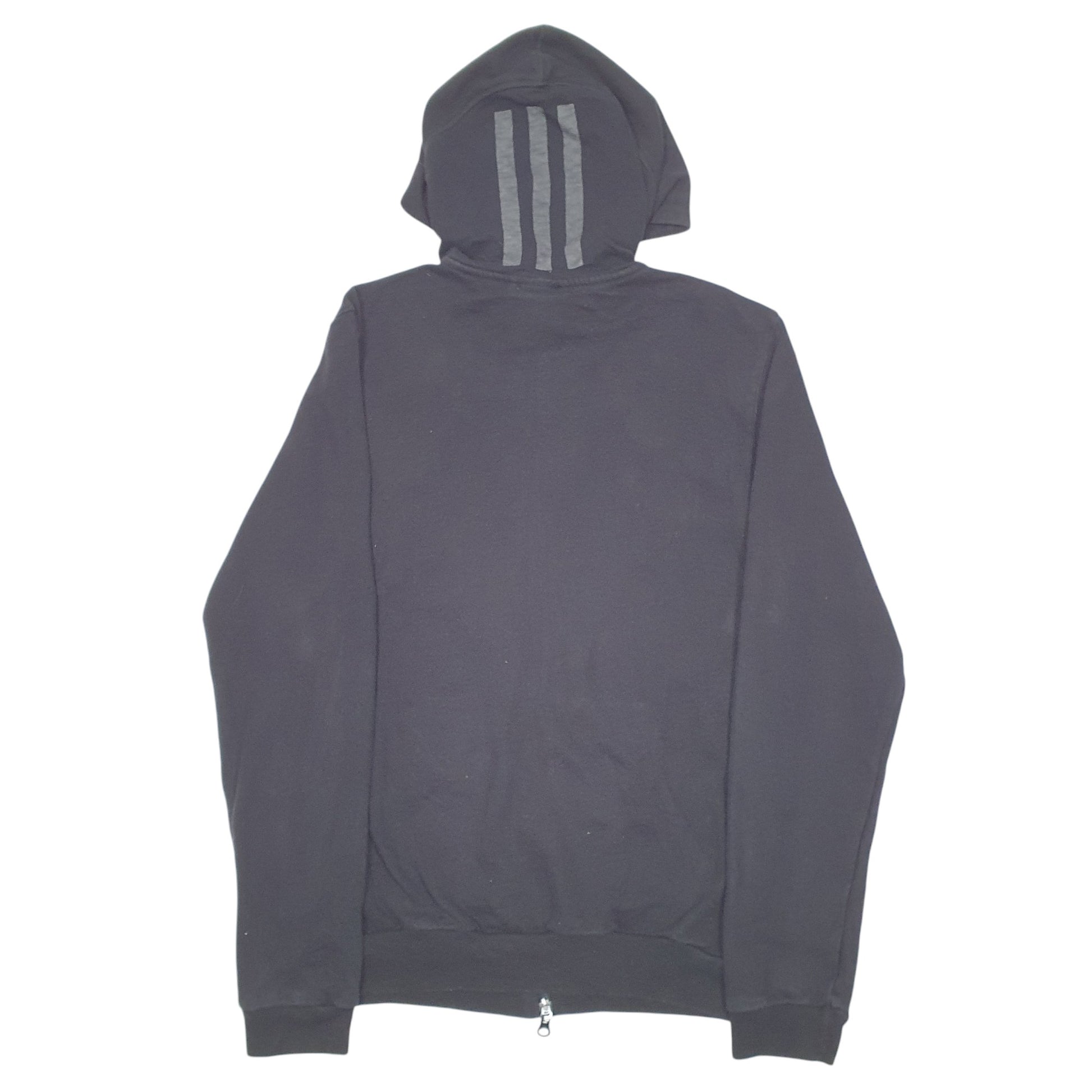 Womens Black Adidas Hoodie Womens Basketball Full Zip Jumper