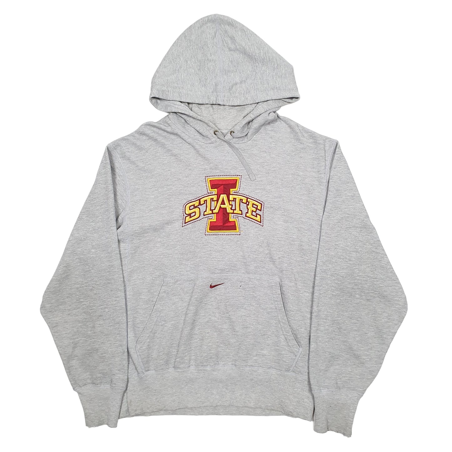 Mens Grey Nike Iowa State Cyclones Basketball USA NBA Hoodie Jumper