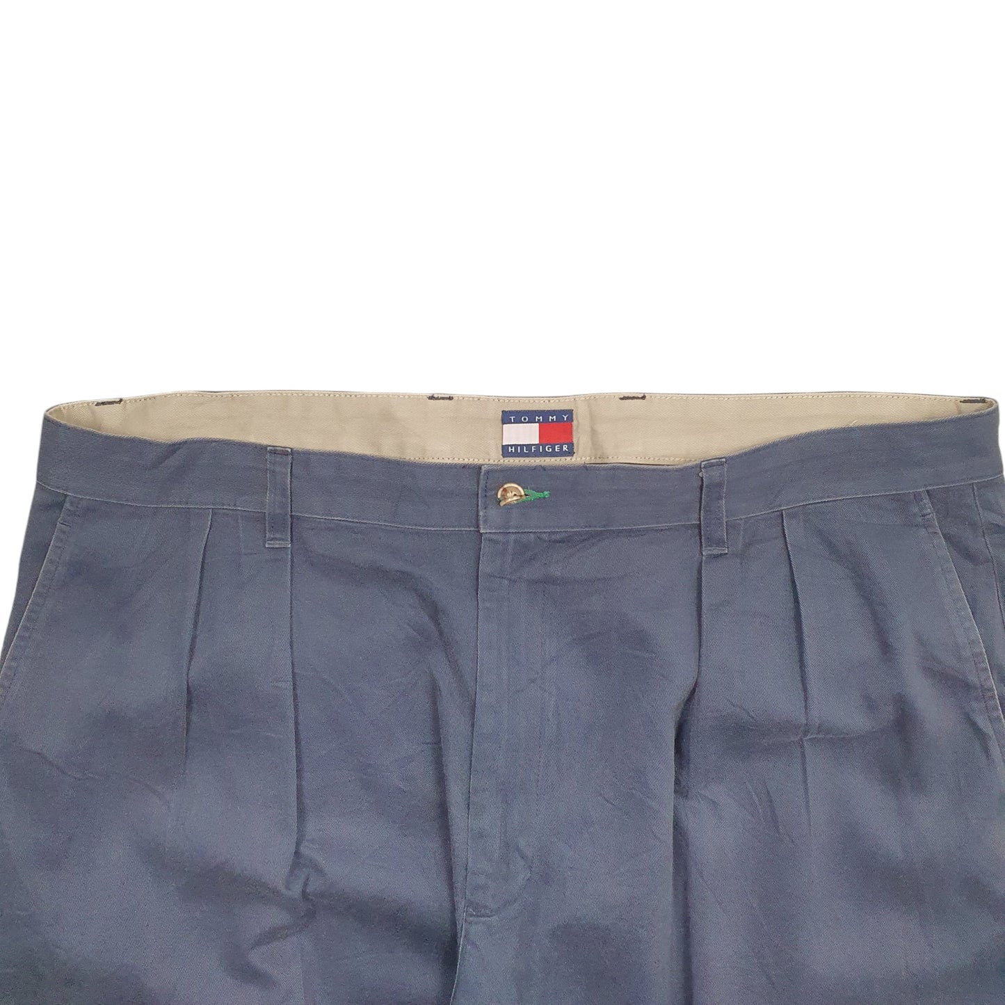 Mens Navy Tommy Hilfiger Crest Chino Trousers