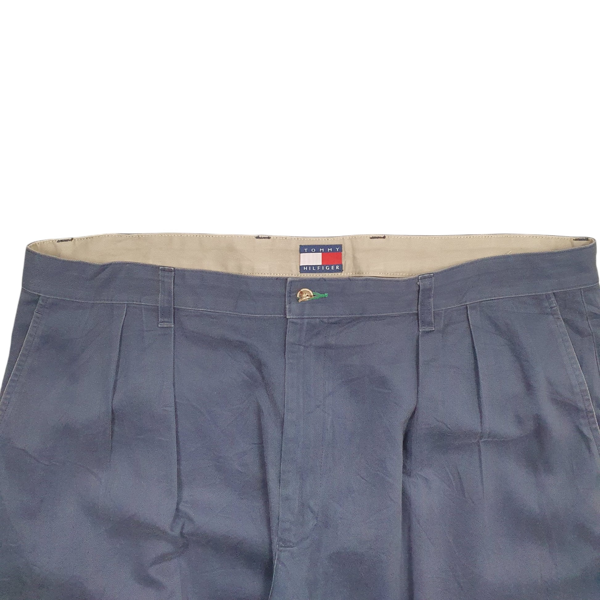 Mens Navy Tommy Hilfiger Crest Chino Trousers