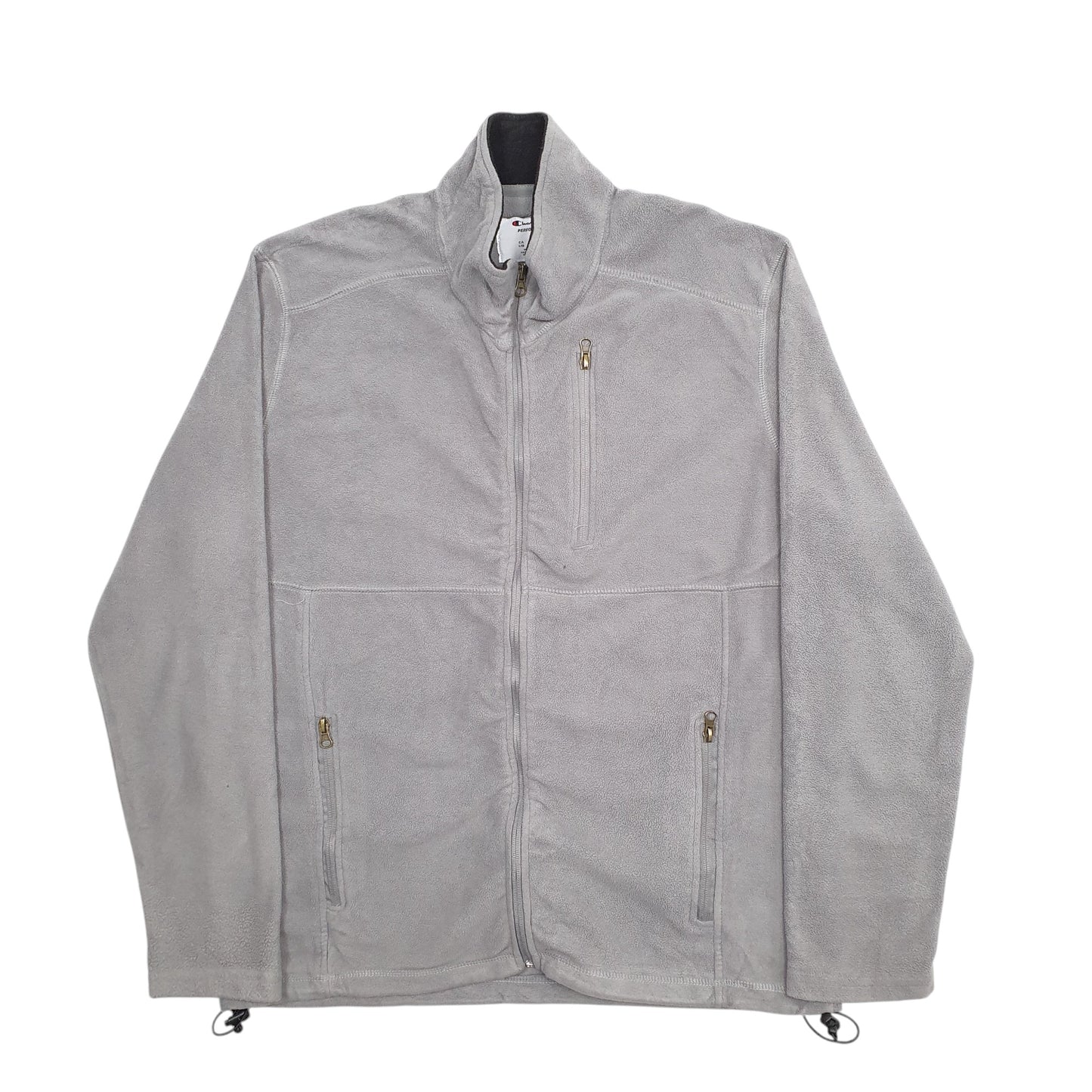 Mens Grey Champion  Full Zip Jumper