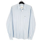 Mens Blue Lacoste Tailored Long Sleeve Shirt