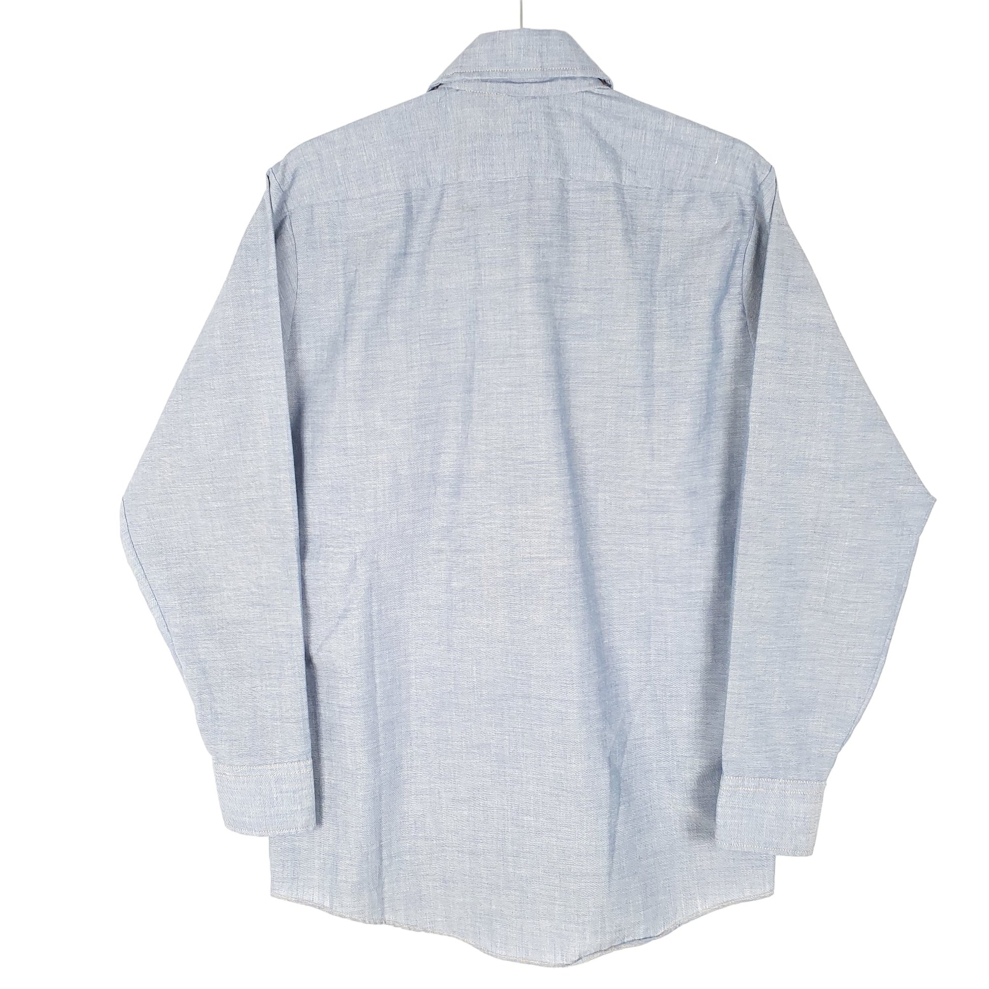 Mens Blue Levis Vintage Orange Tab Retro Casual Long Sleeve Shirt