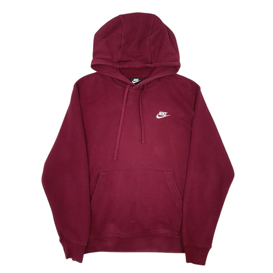 Mens Burgundy Nike  Hoodie Jumper