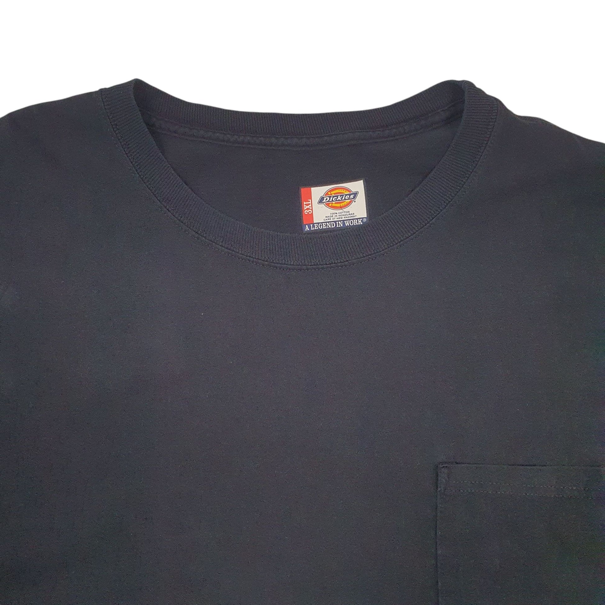 Mens Black Dickies  Short Sleeve T Shirt