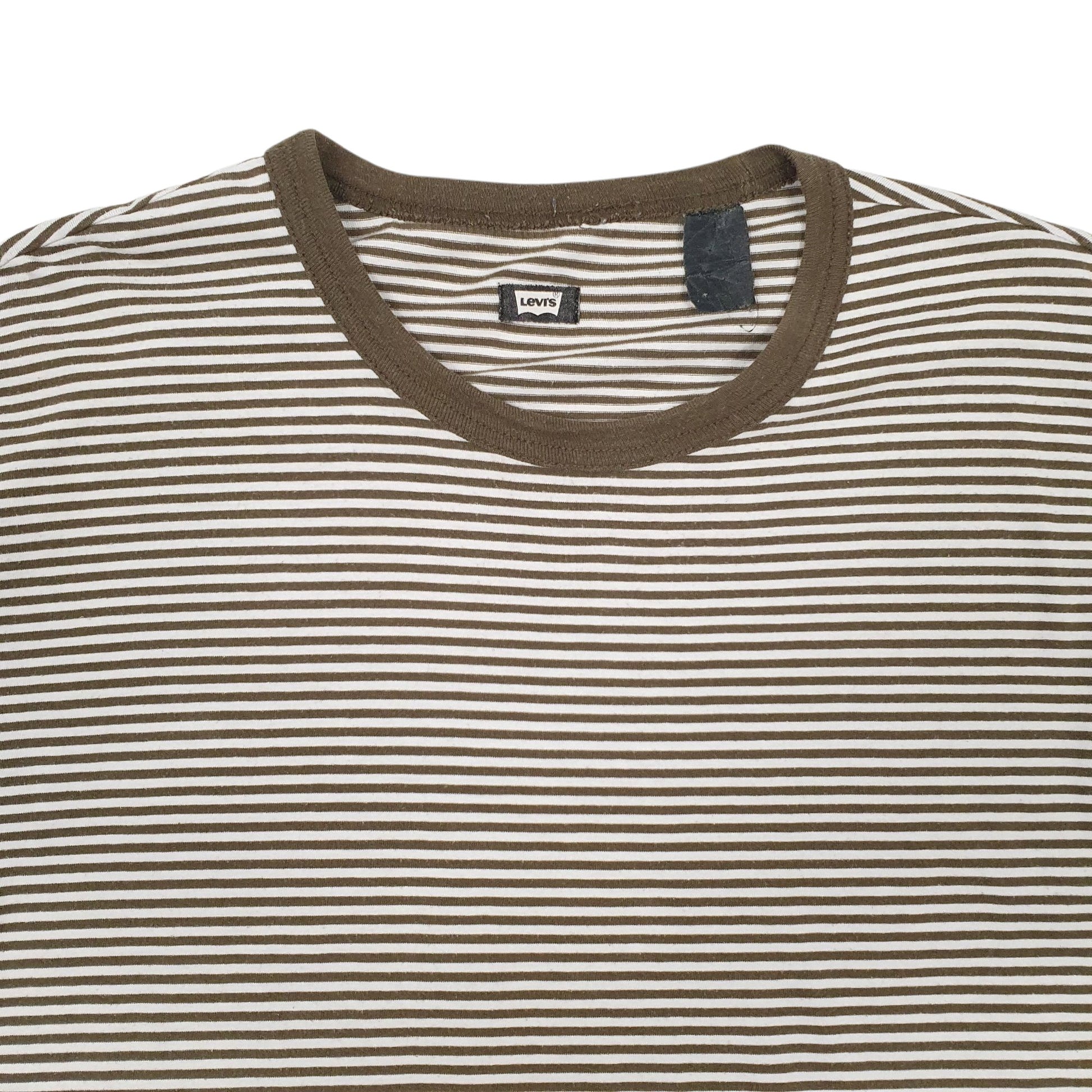 Mens Green Levis  Short Sleeve T Shirt