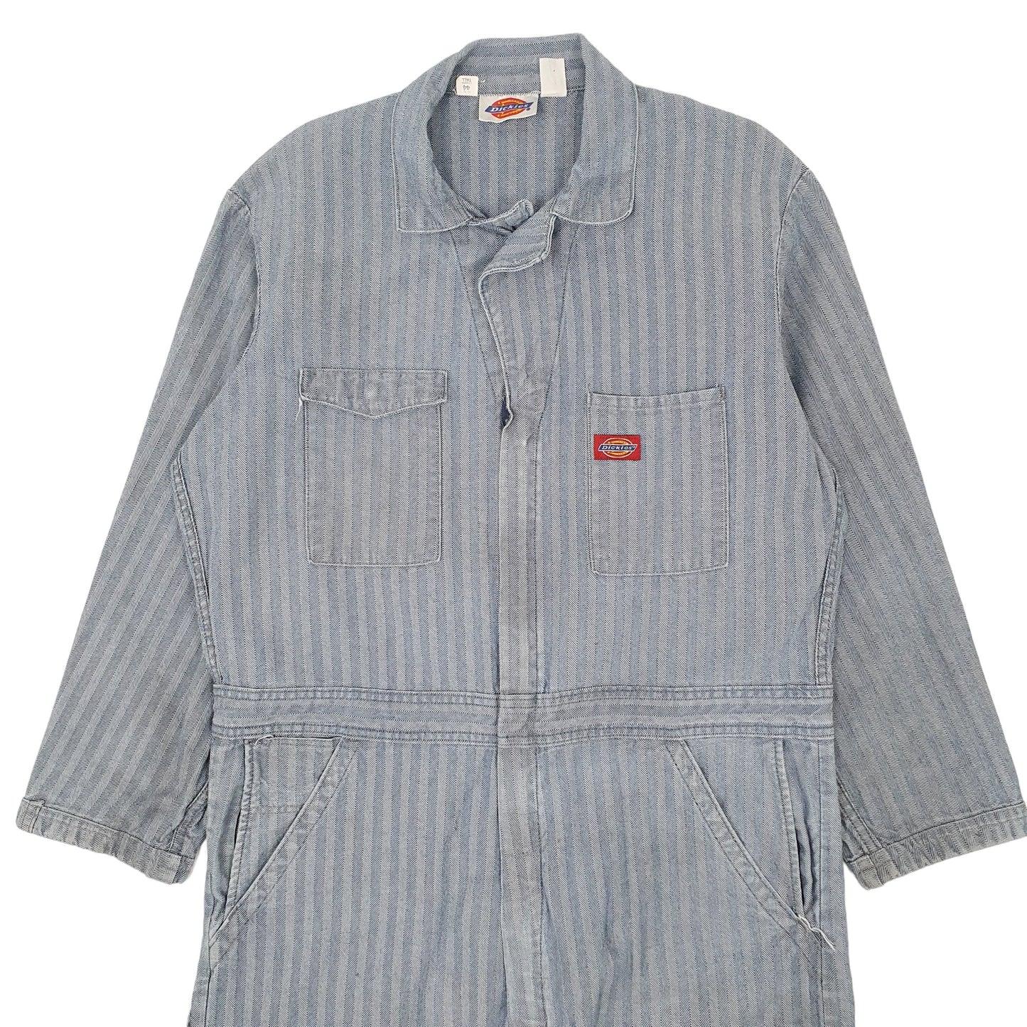 Mens Blue Dickies Vintage 1990s Herringbone Overalls Coveralls  Coat