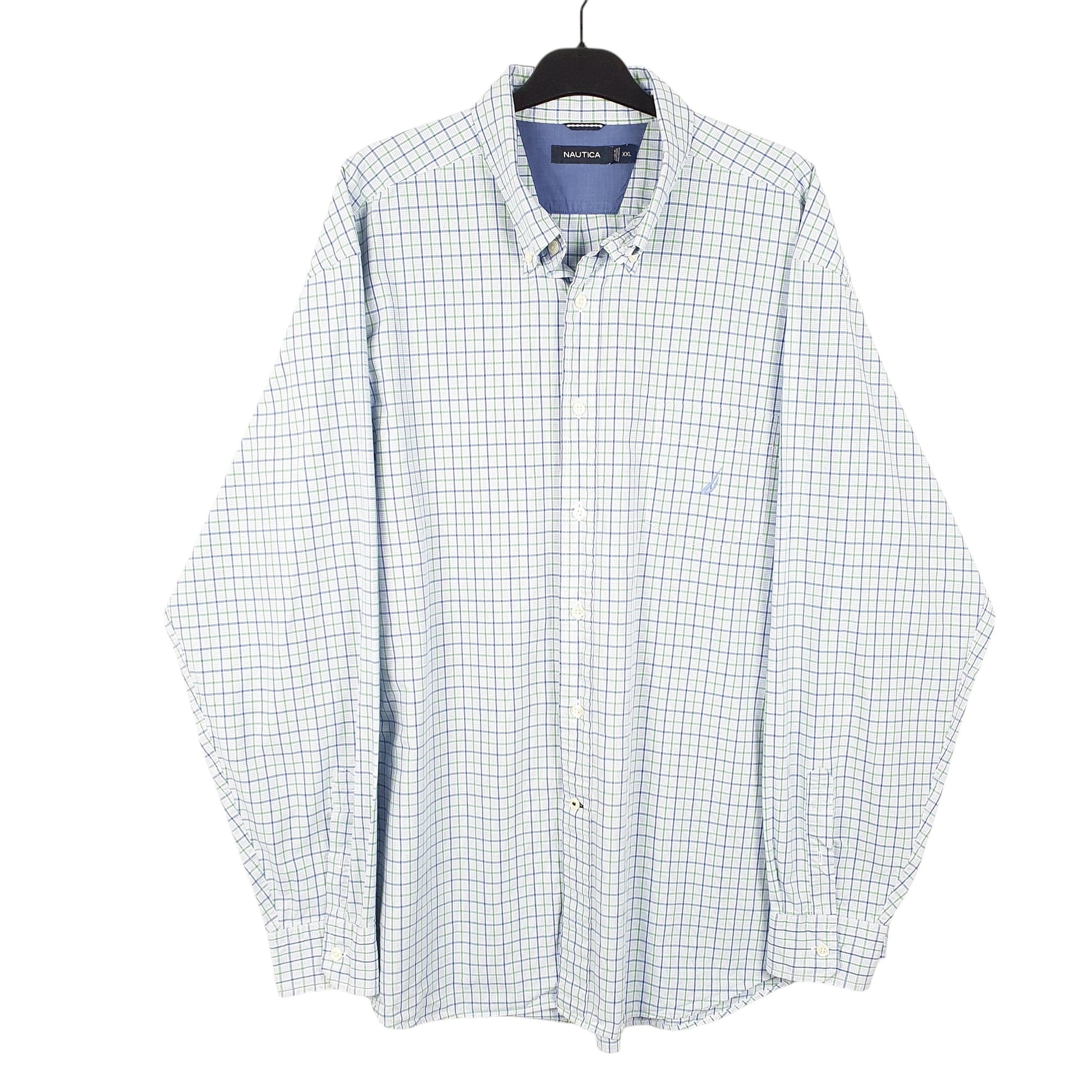 Mens Blue Nautica  Long Sleeve Shirt