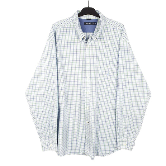 Mens Blue Nautica  Long Sleeve Shirt