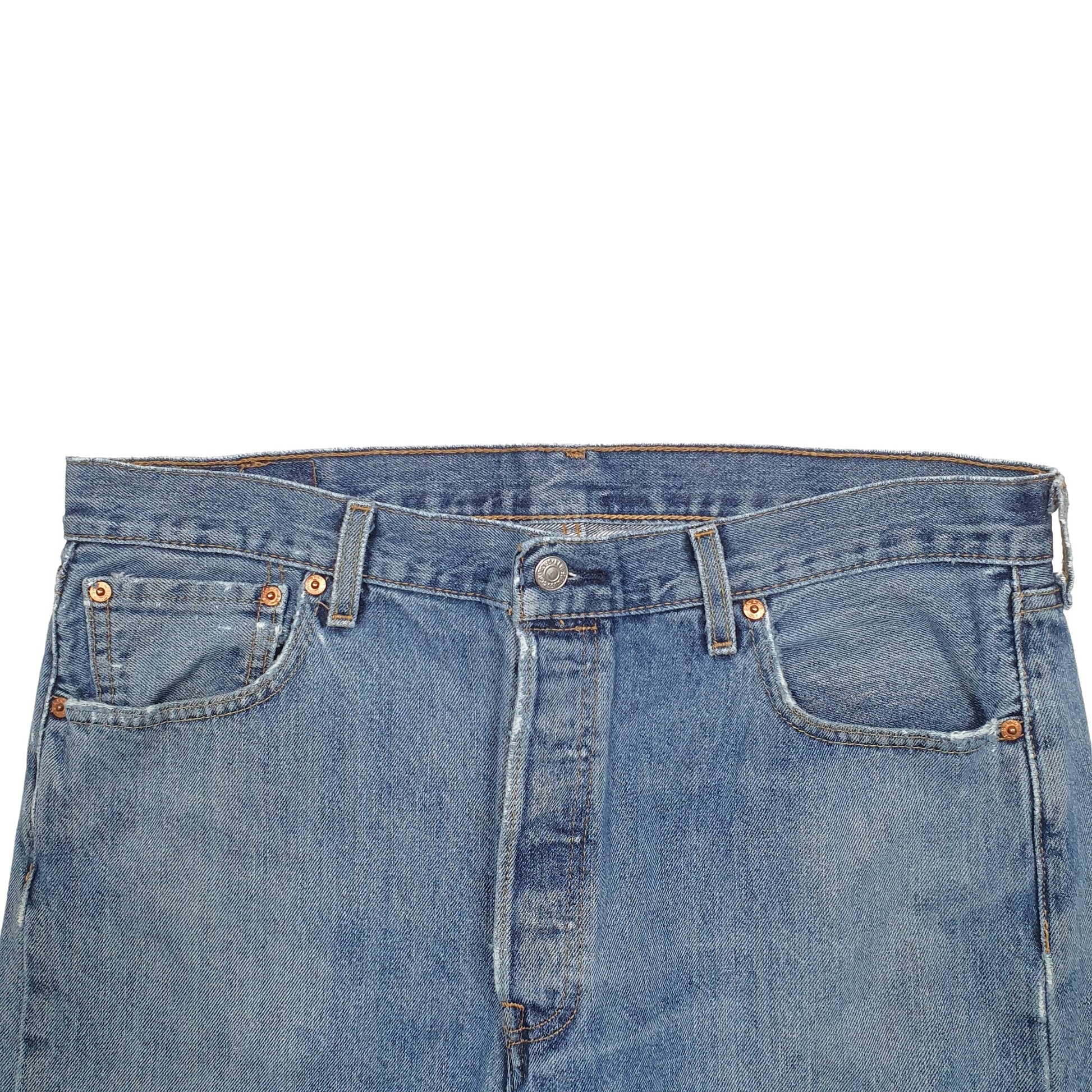 Mens Blue Levis 501 Denim Jorts Denim Shorts