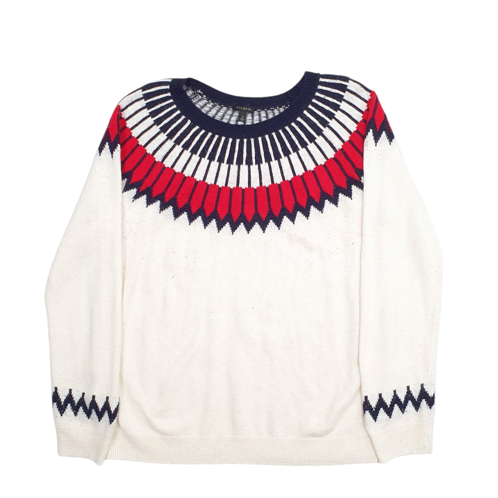 Womens Cream Talbots  Crewneck Jumper