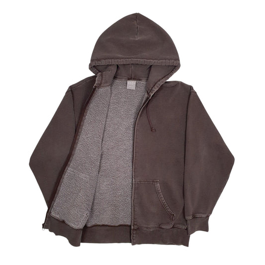 Mens Grey TNA Fleece Full Zip Jumper