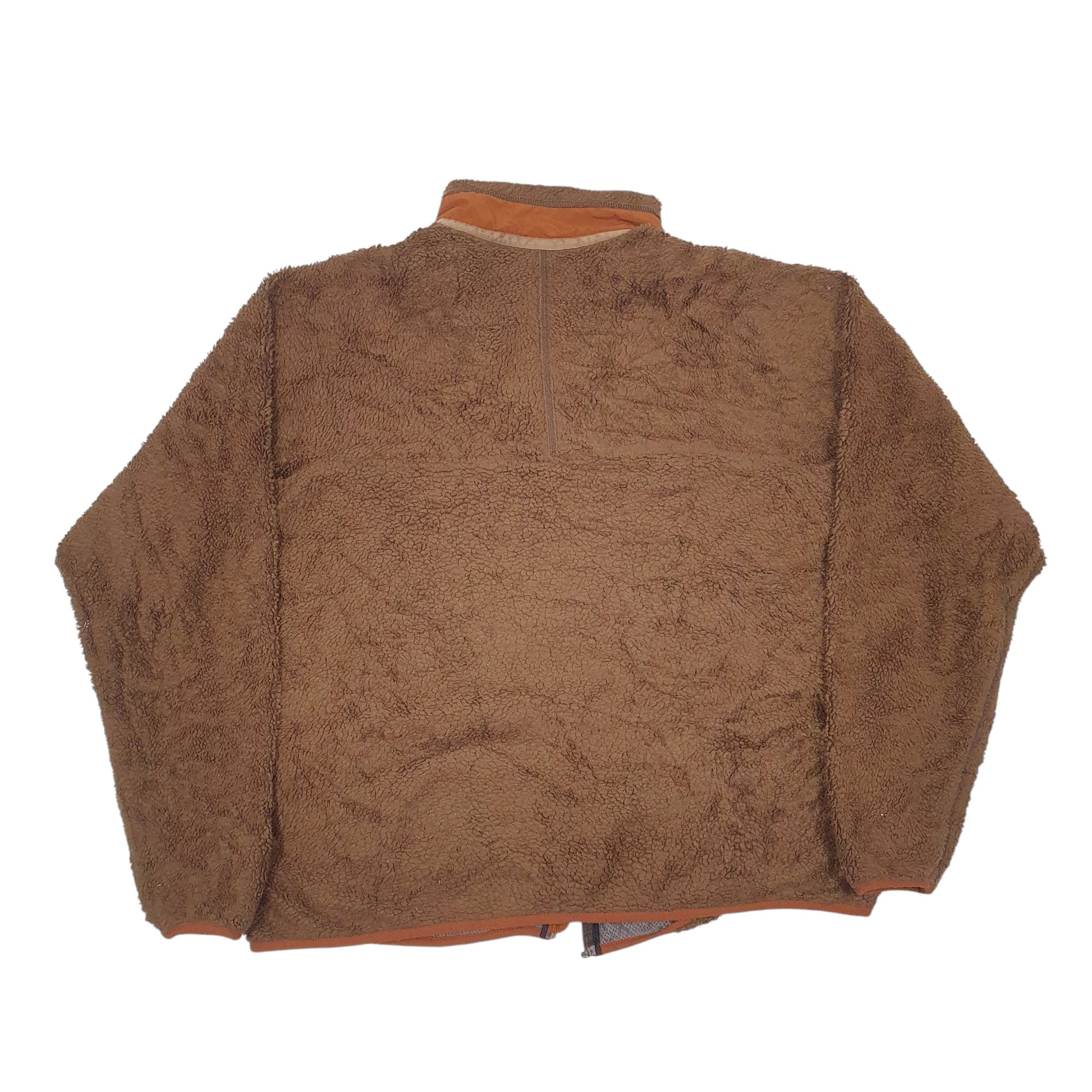 Mens Brown Patagonia Classic Retro Full Zip Jumper