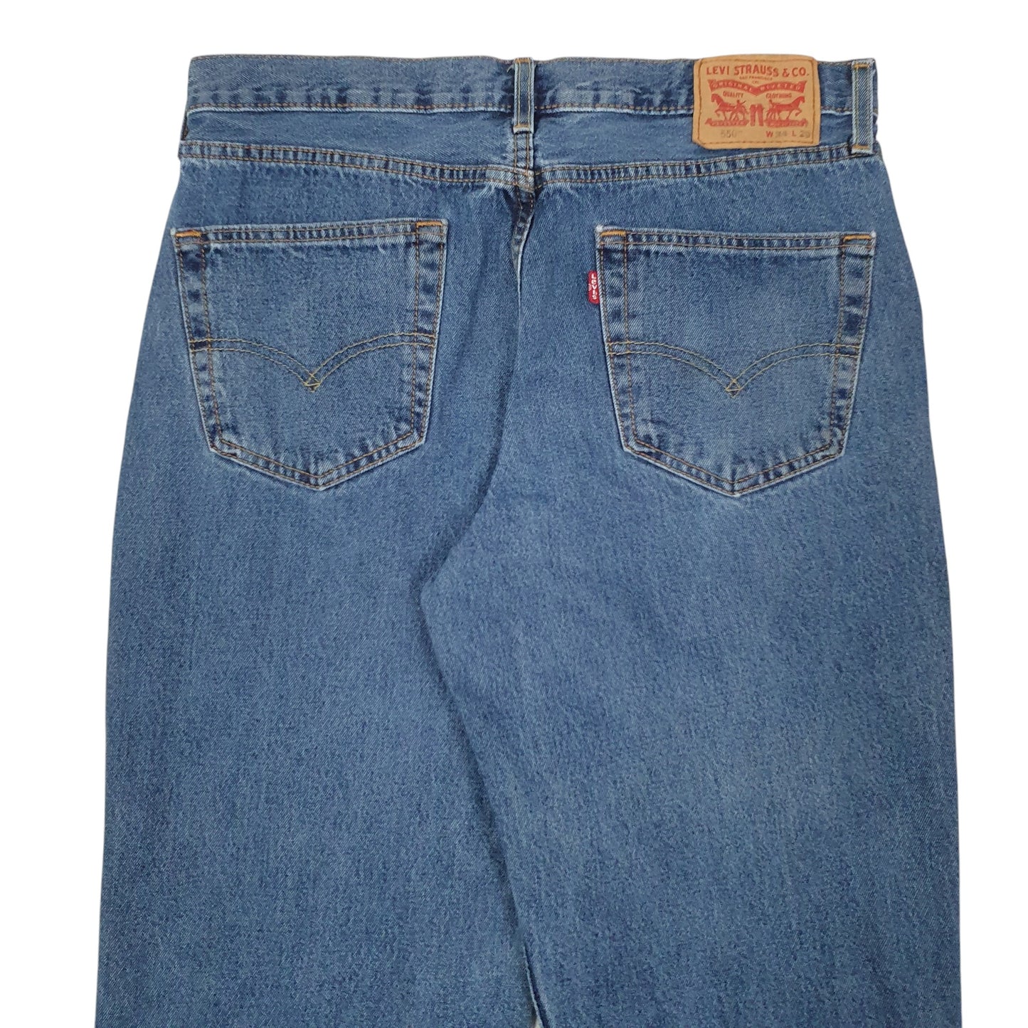 Mens Blue Levis  550 JeansW34 L29