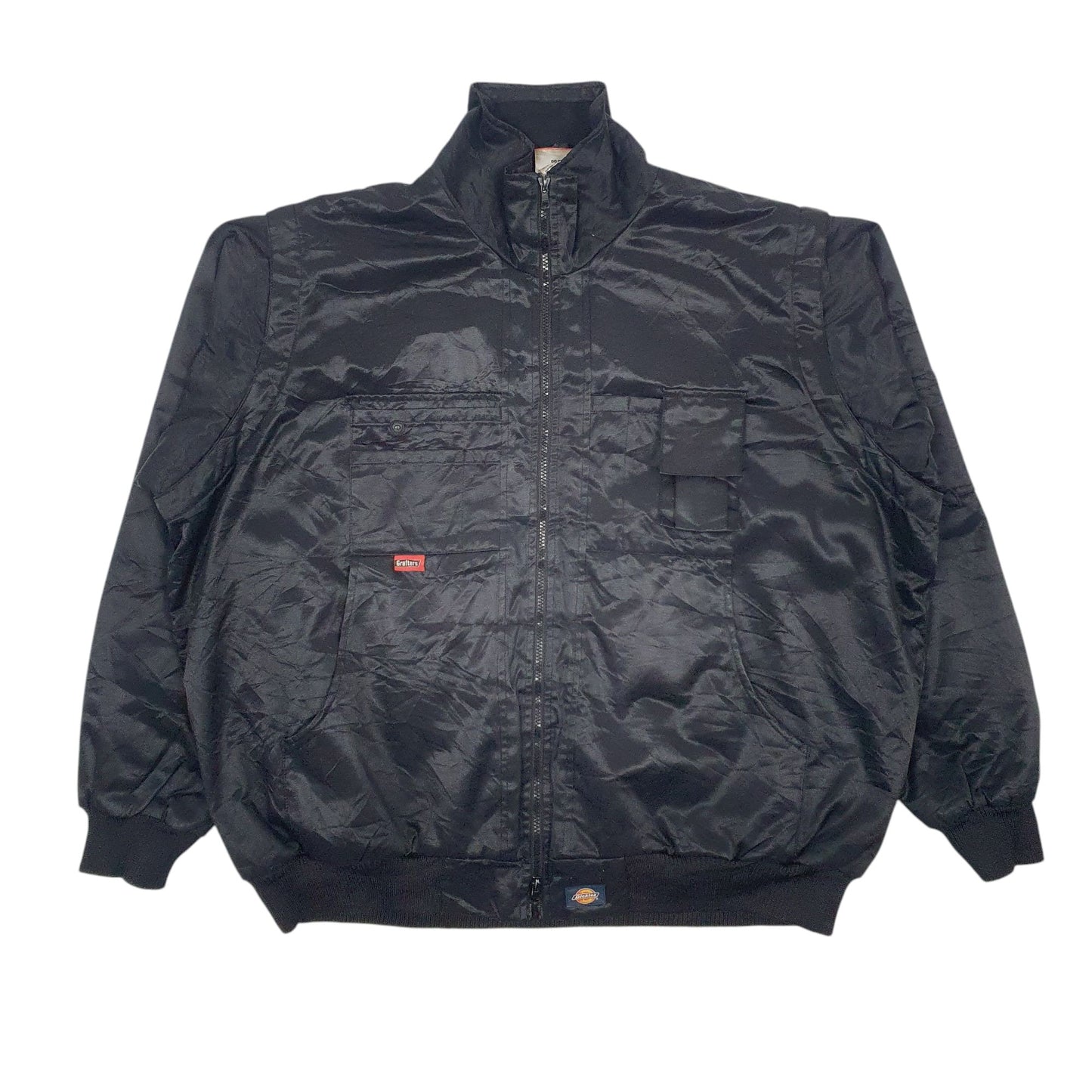 Mens Black Dickies Grafter  Coat