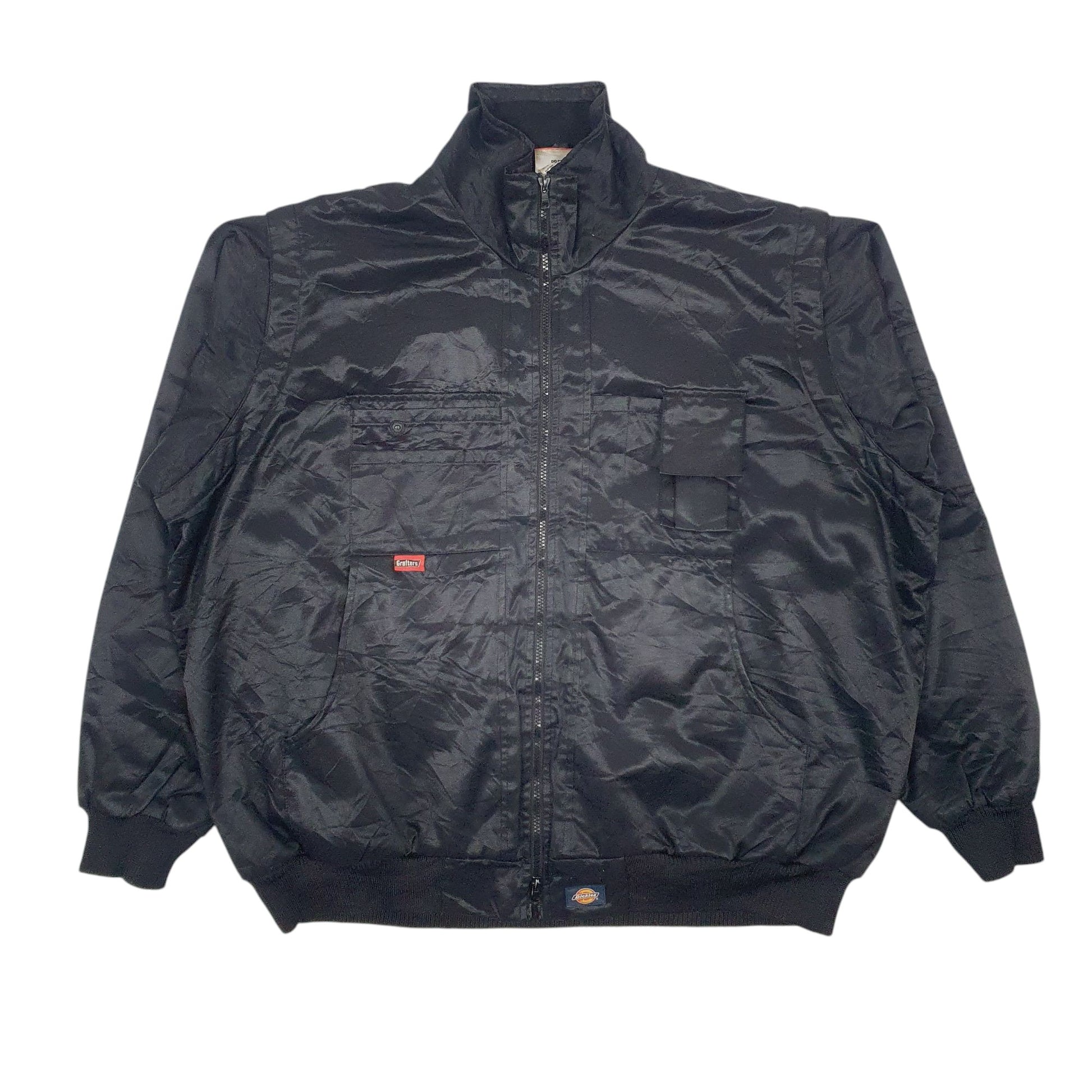 Mens Black Dickies Grafter  Coat