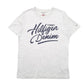 Mens Grey Tommy Hilfiger Spellout Denim Short Sleeve T Shirt