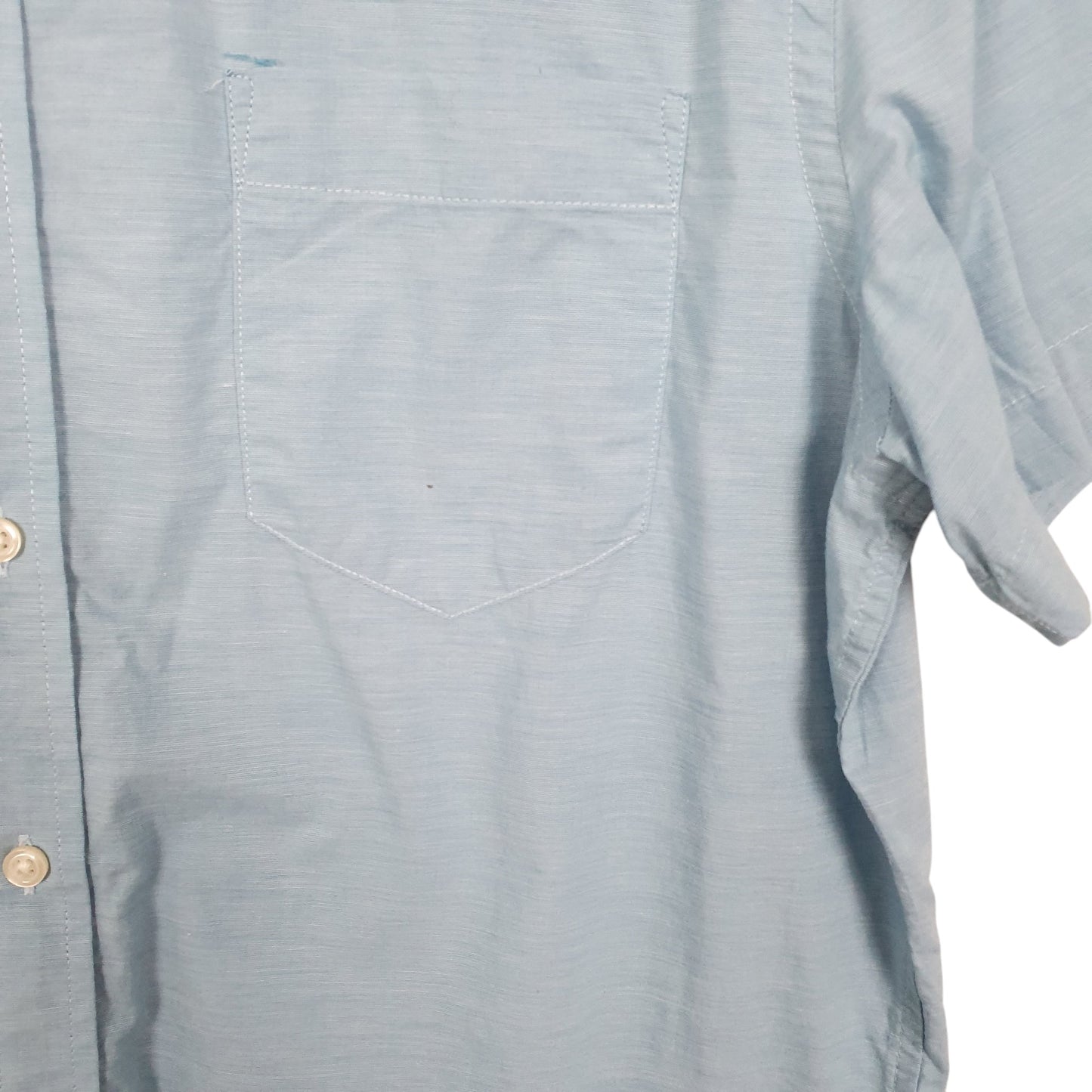 Mens Blue Banana Republic  Short Sleeve Shirt