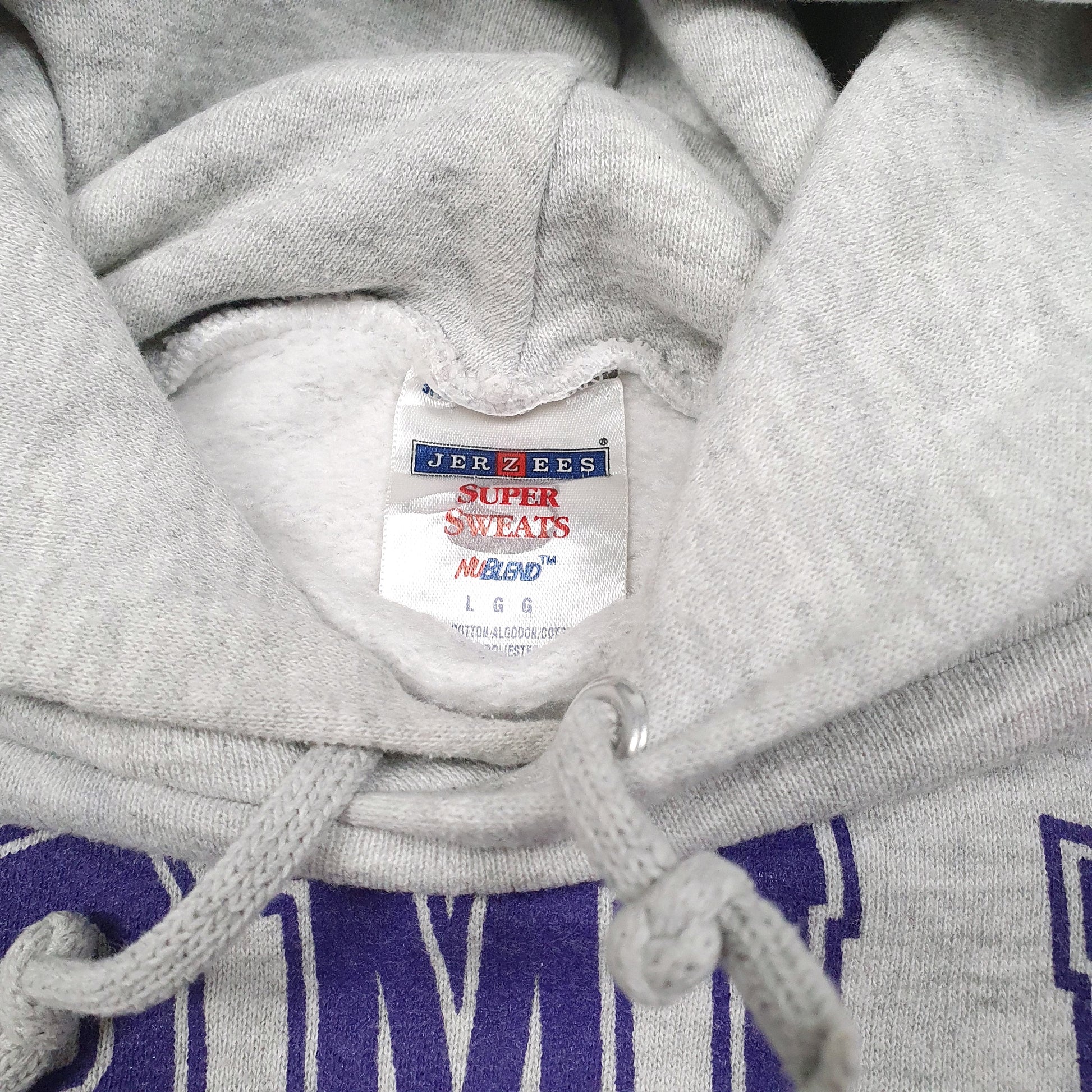 Mens Grey Jerzees Armijo Softball USA Spellout Hoodie Jumper