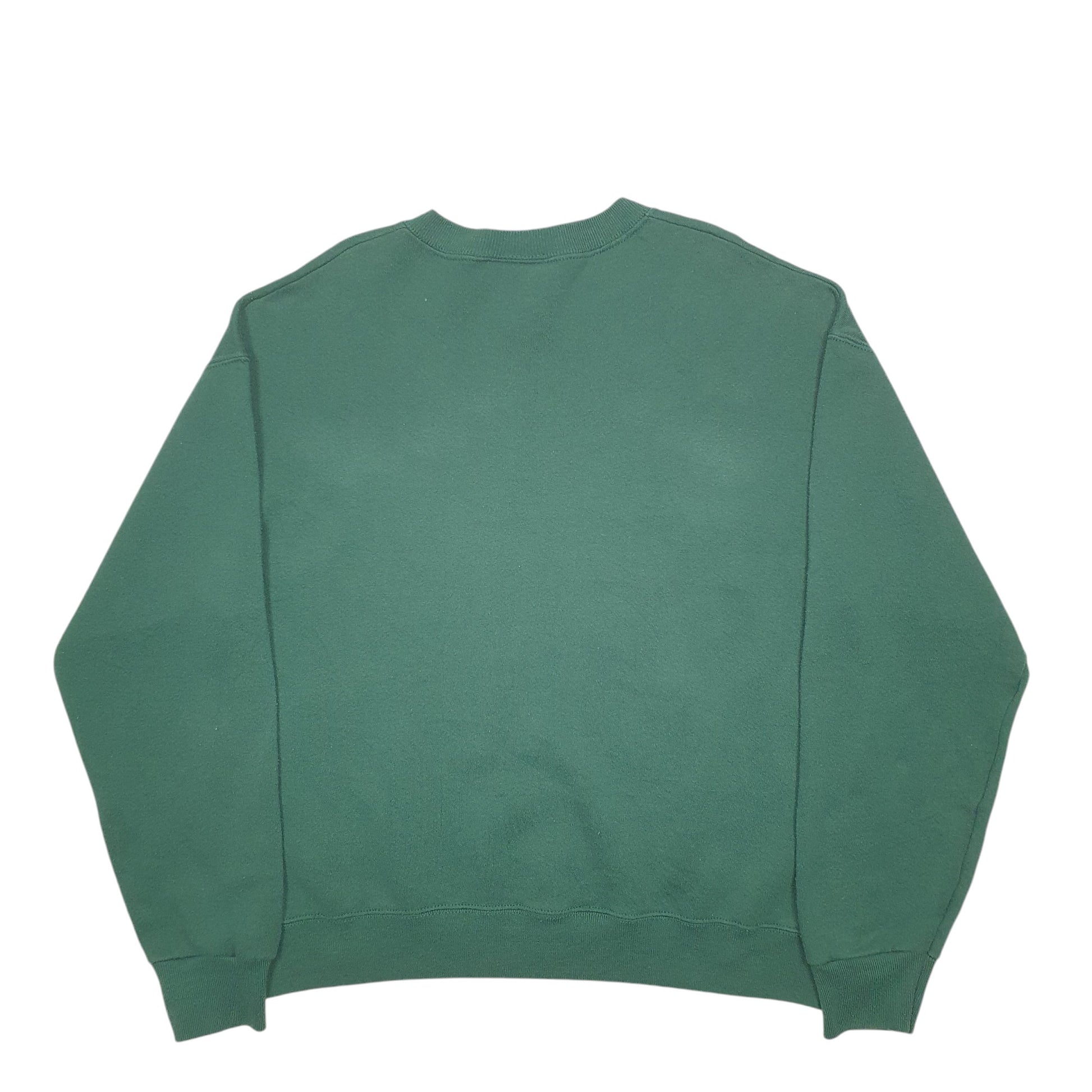 Mens Green Lee Green Bay Packers NFL Vintage 90's Made In USA Crewneck Jumper