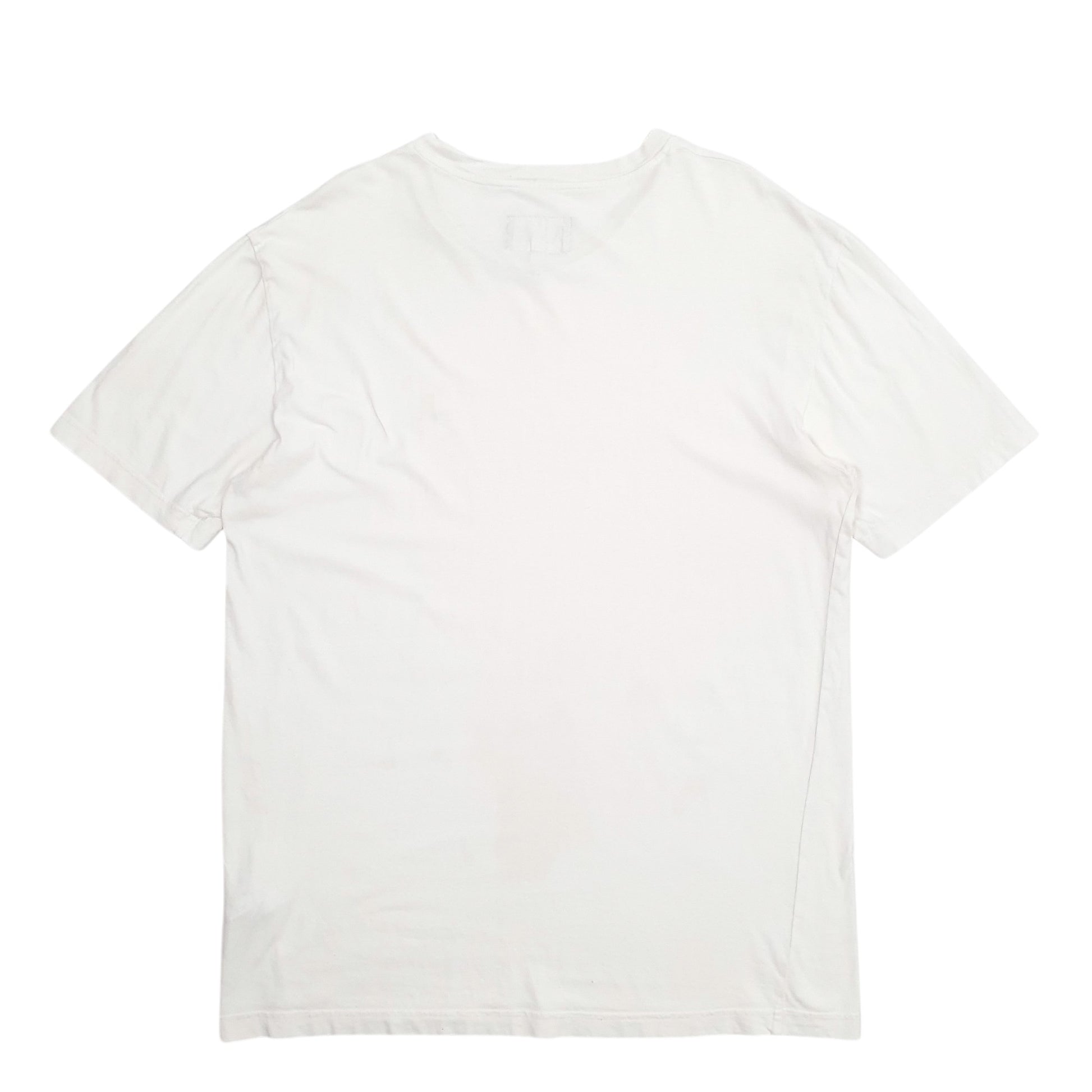 Mens White Armani Jeans  Short Sleeve T Shirt