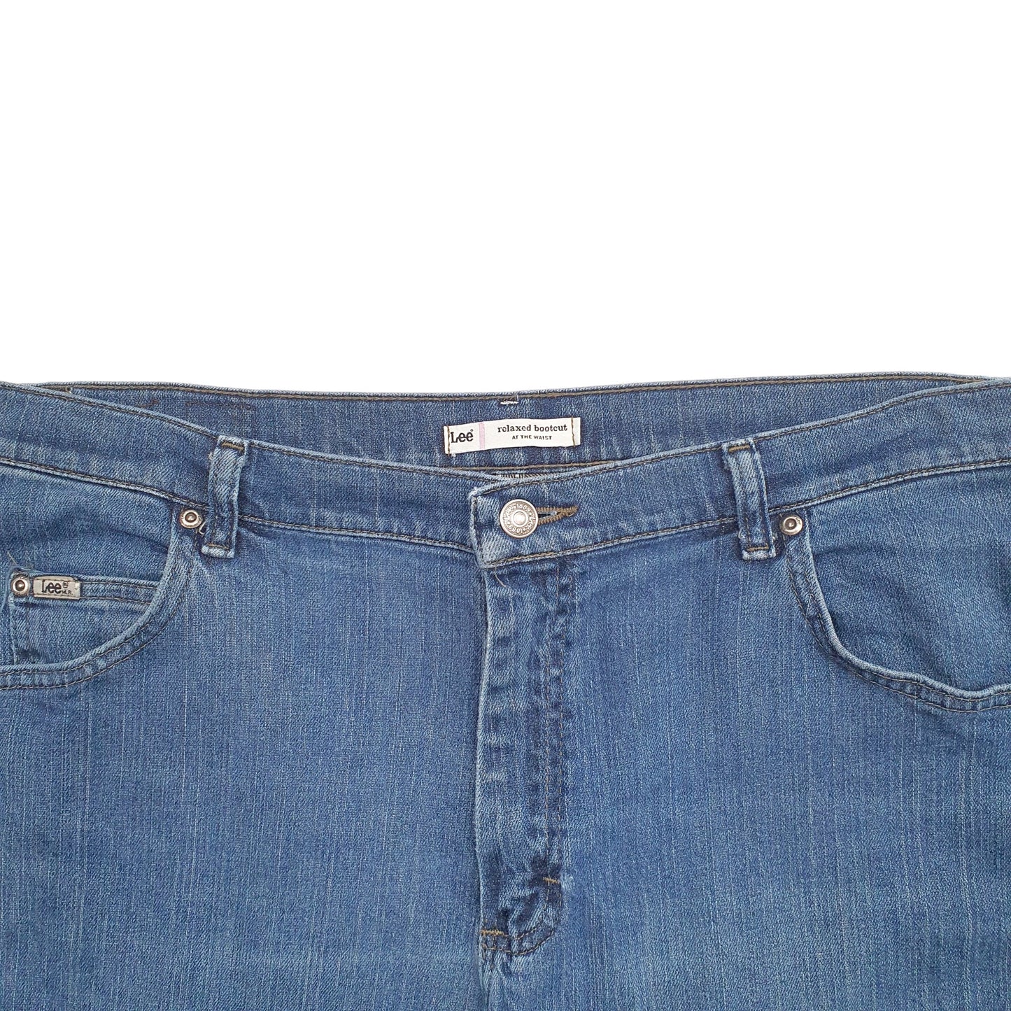 Womens Blue Lee At The Waist Relaxed JeansW38 L32