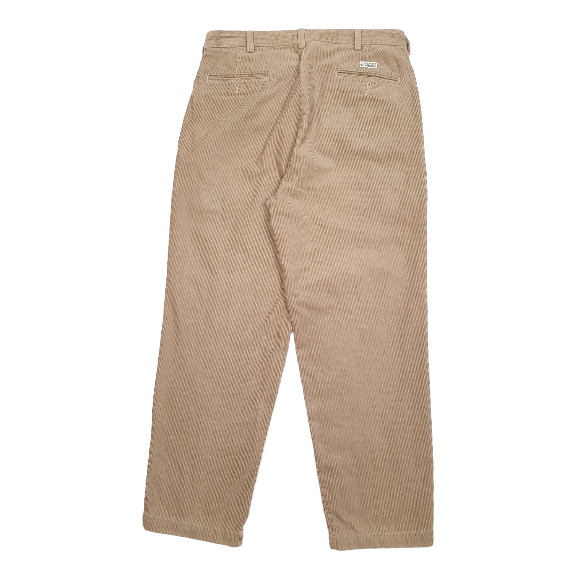 Mens Tan Polo Ralph Lauren  Corduroy Trousers