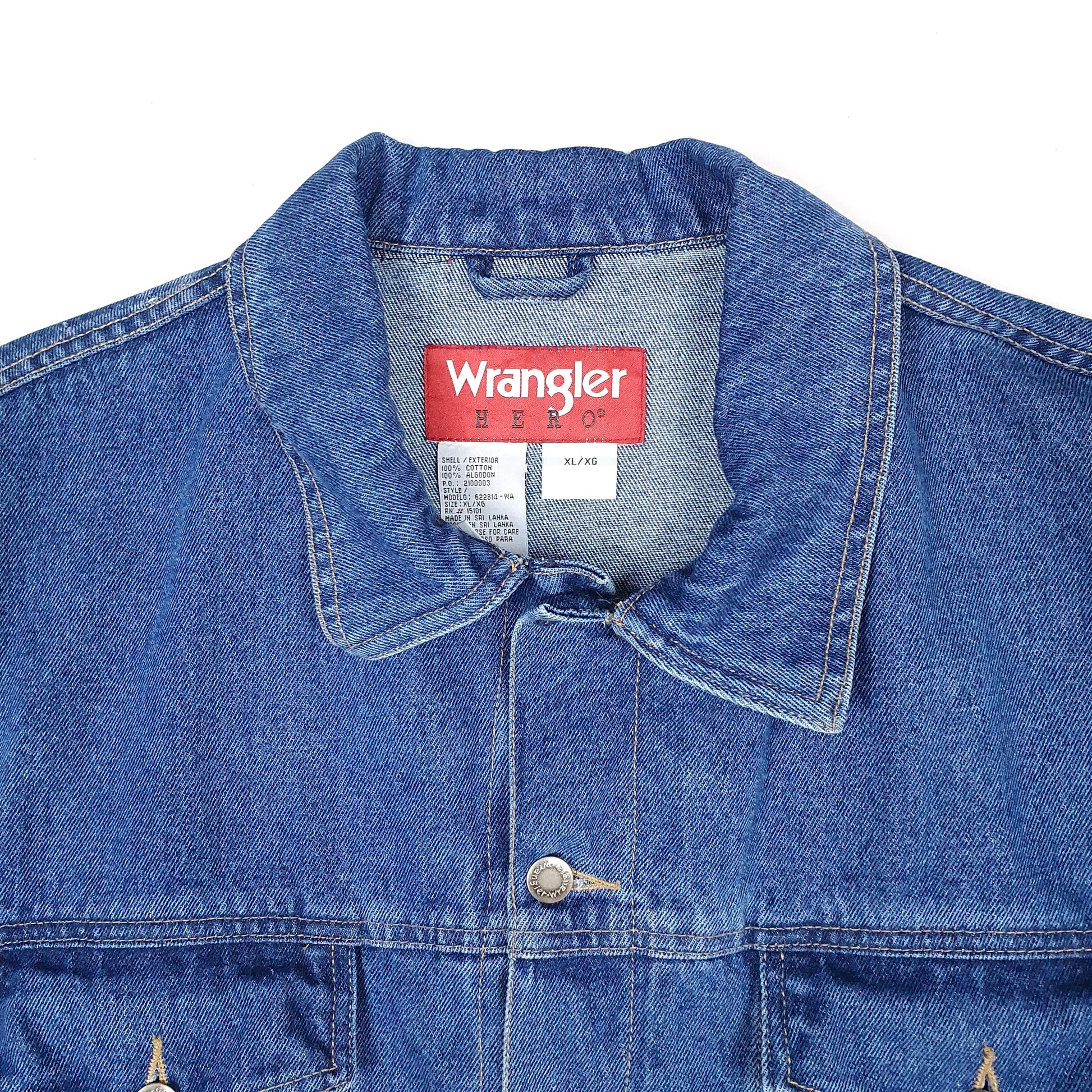 Mens Blue Wrangler Hero  Coat