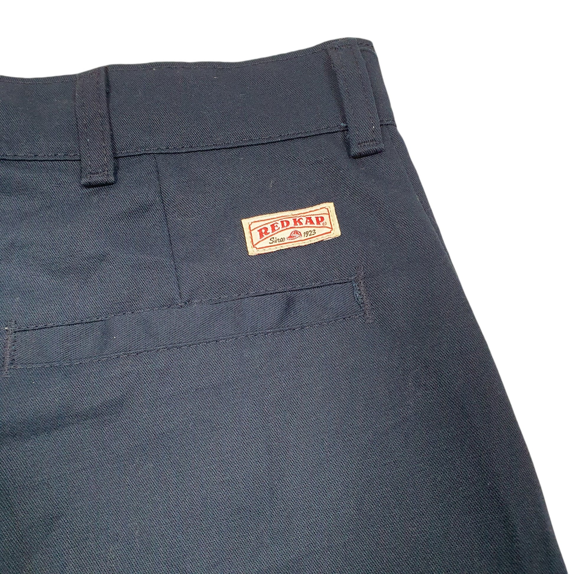 Mens Navy Red Kap Workwear Chino Shorts