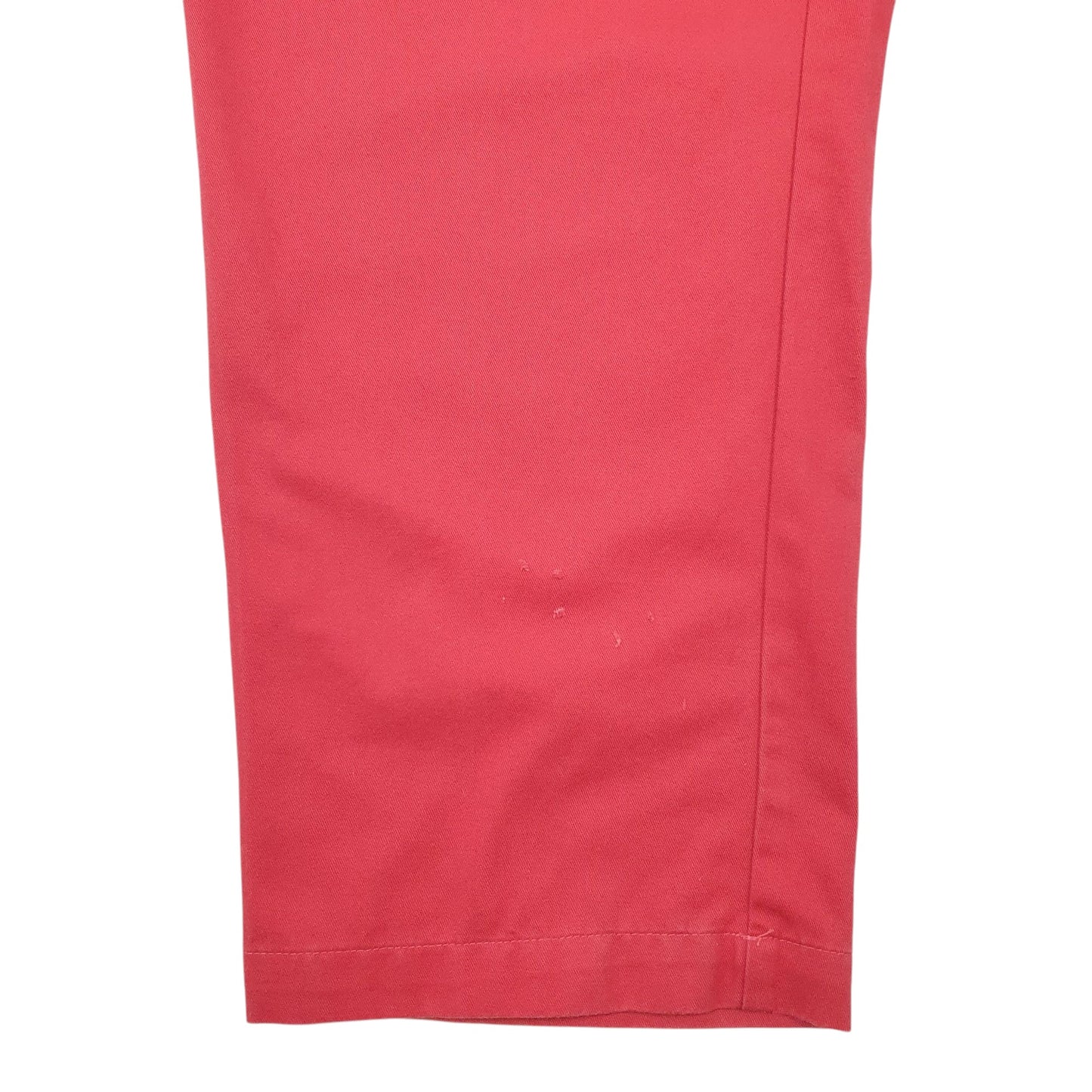 Mens Red Polo Ralph Lauren Andrew Pant Vintage Double Pleated Chino Trousers