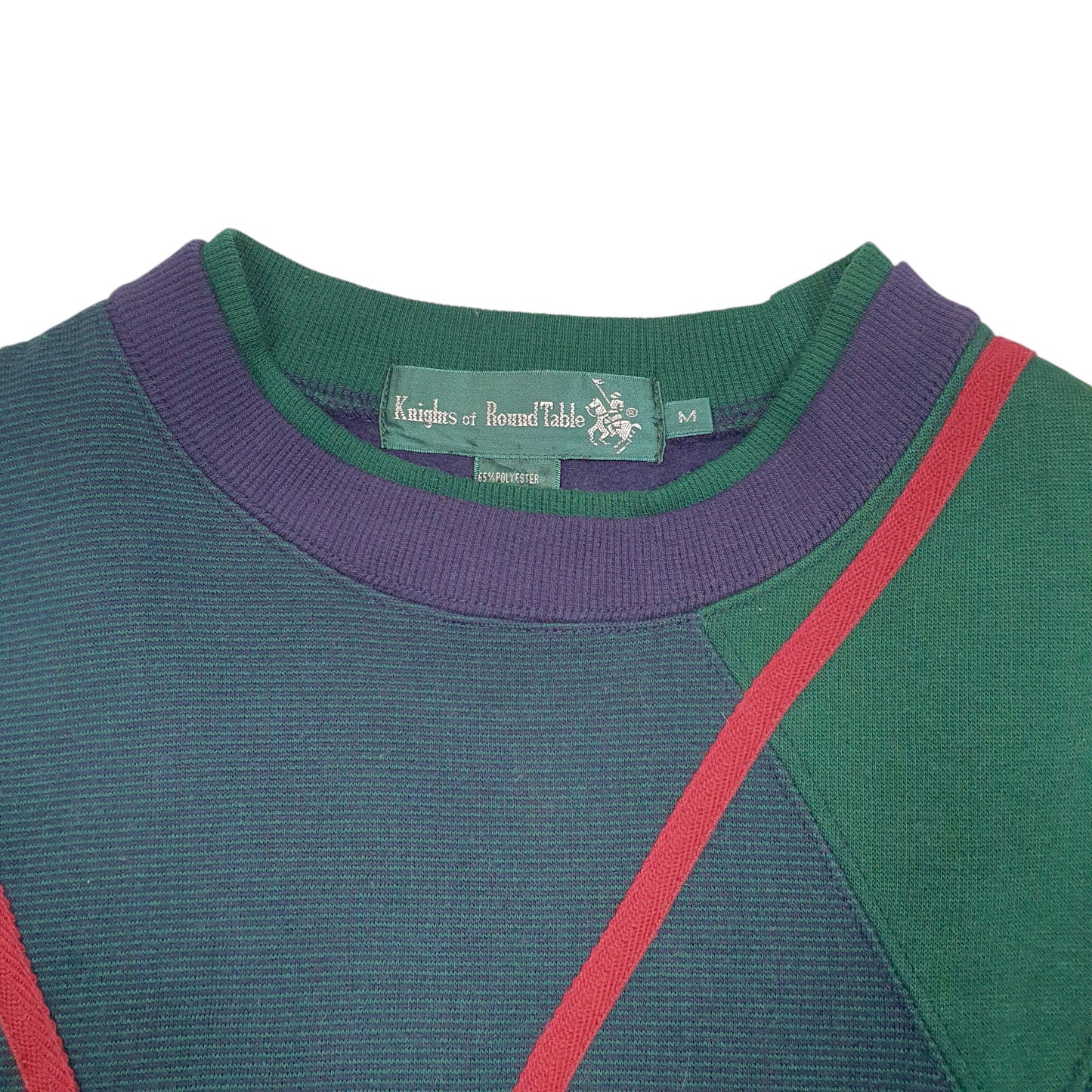 Mens Green Knights Of Round Table Vintage Golf Crewneck Jumper