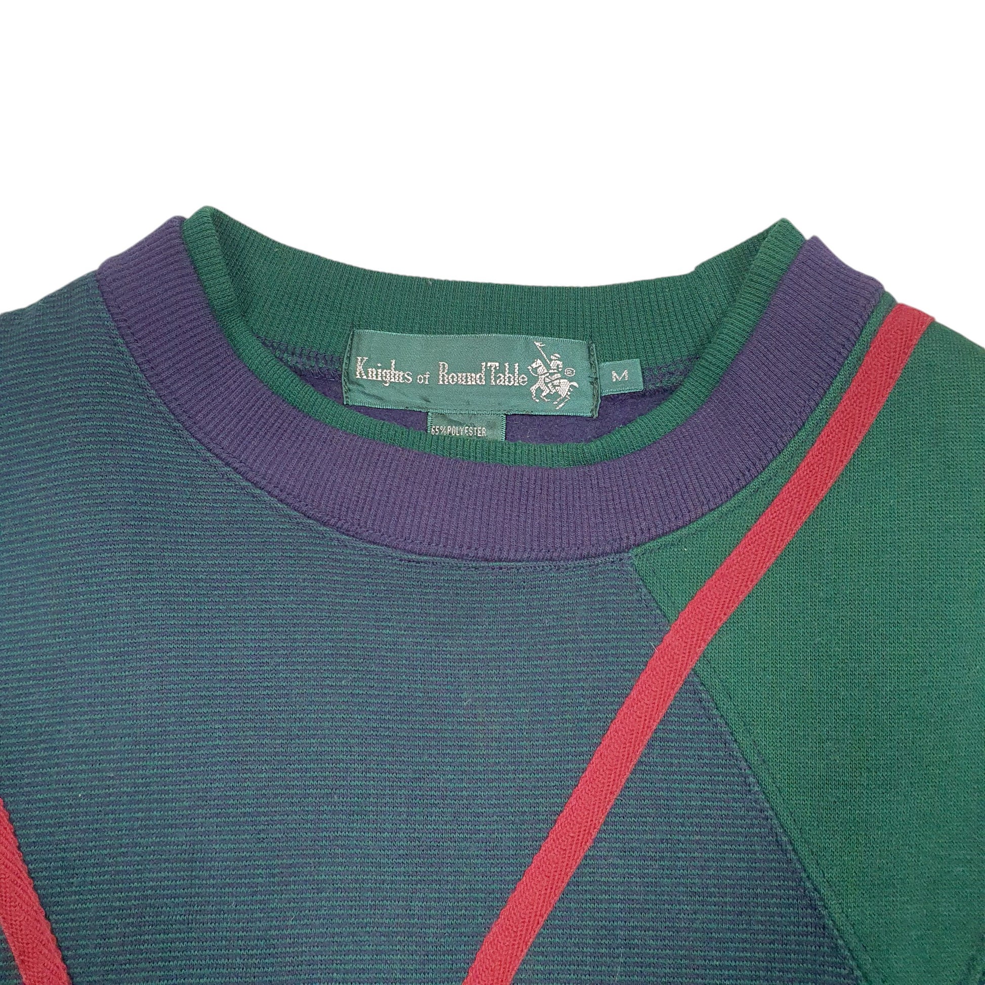 Mens Green Knights Of Round Table Vintage Golf Crewneck Jumper