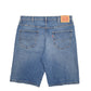Mens Blue Levis Denim Jeans Jorts Denim Shorts
