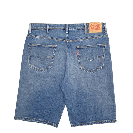 Mens Blue Levis Denim Jeans Jorts Denim Shorts