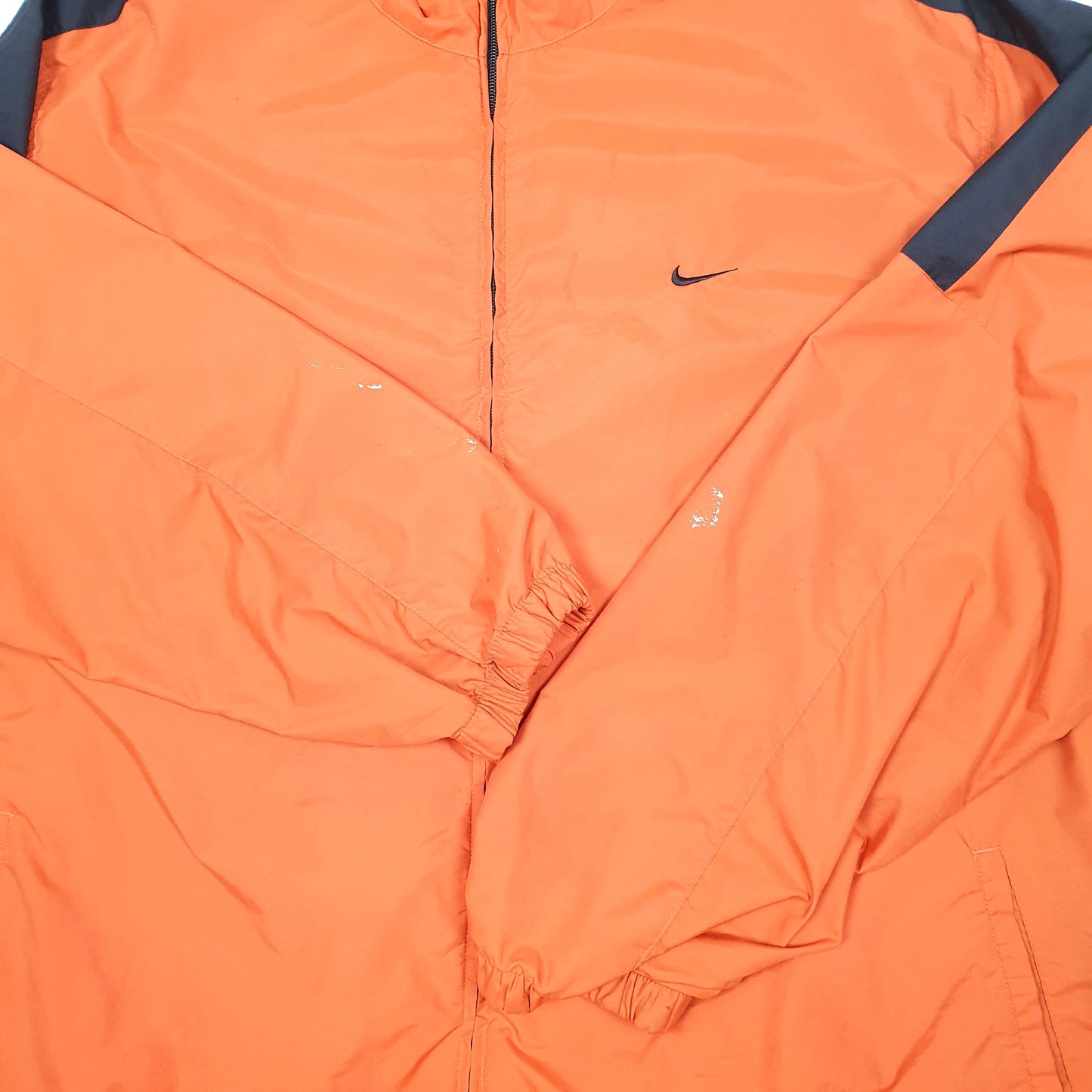 Mens Orange Nike Vintage 2000s  Coat