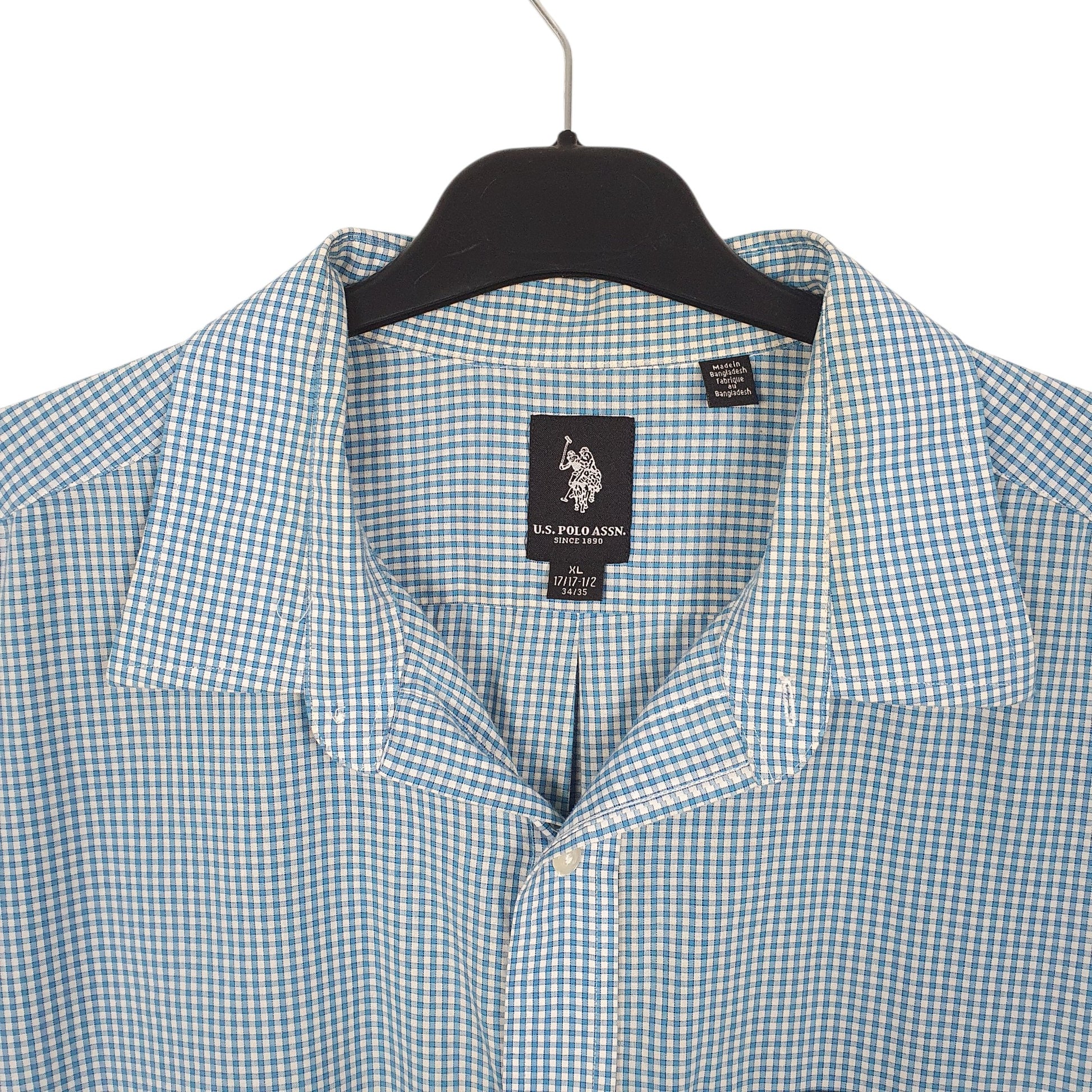 Mens Blue U.S. Polo Assn.  Long Sleeve Shirt