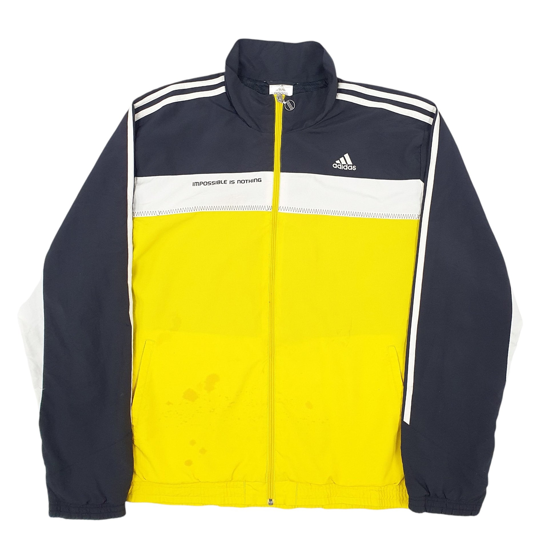 Mens Yellow Adidas Climalite.  Coat