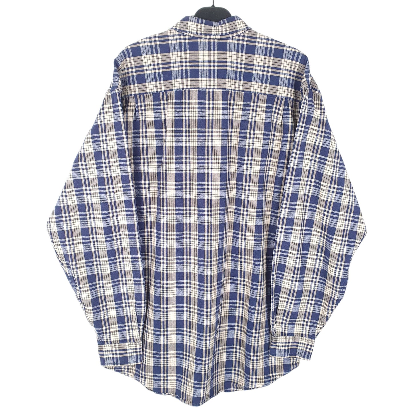 Mens Navy Eddie Bauer Overshirt Tall Long Sleeve Shirt