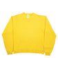 Womens Yellow Russell Athletic Vintage Made In USA Crewneck Jumper