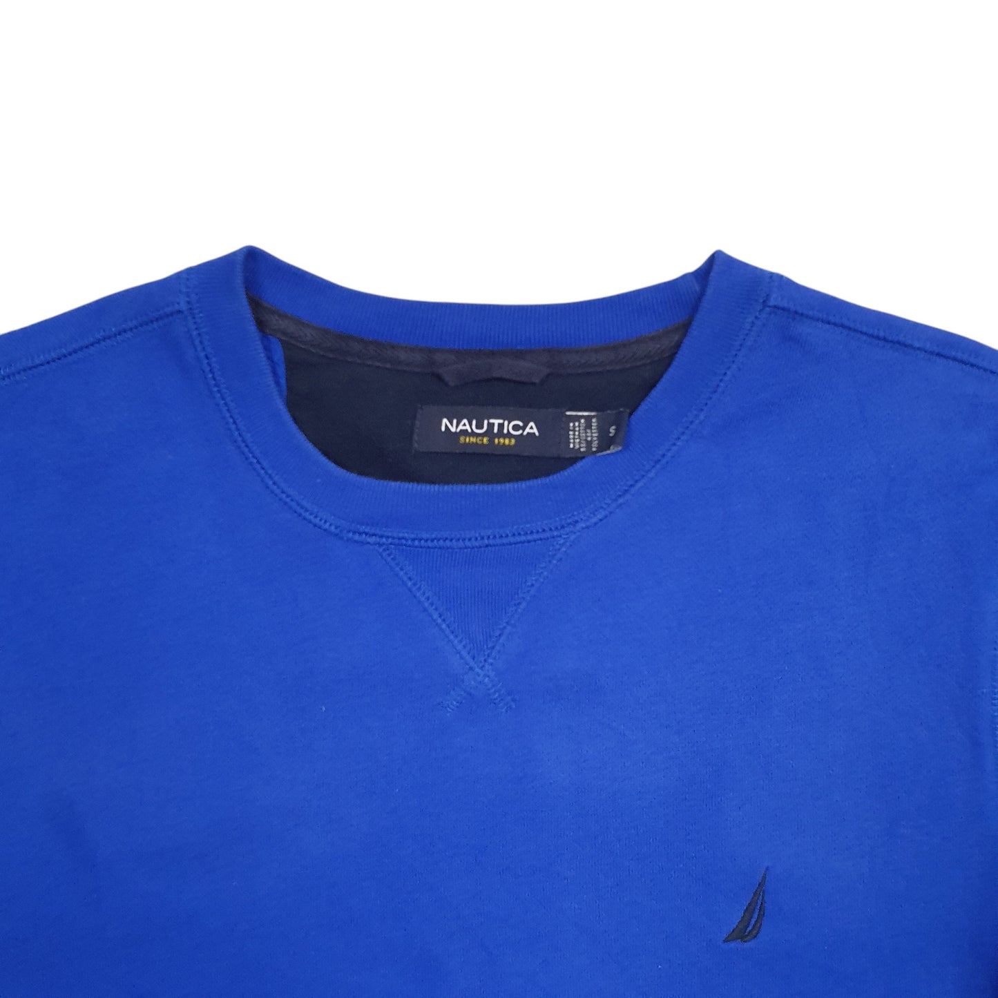 Mens Blue Nautica  Crewneck Jumper