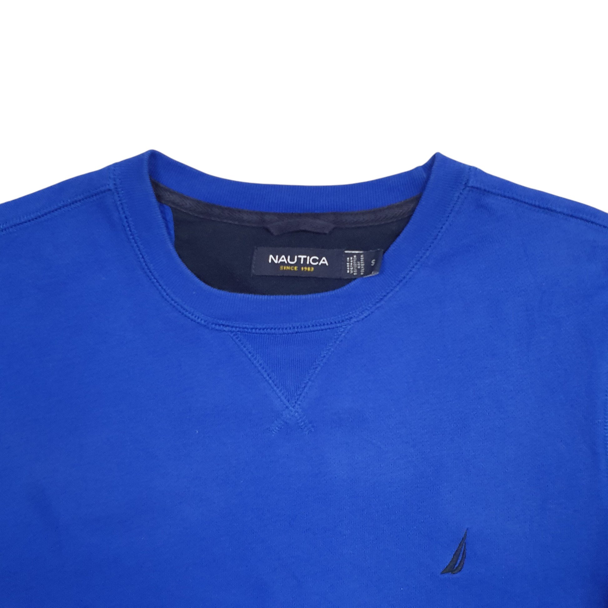 Mens Blue Nautica  Crewneck Jumper