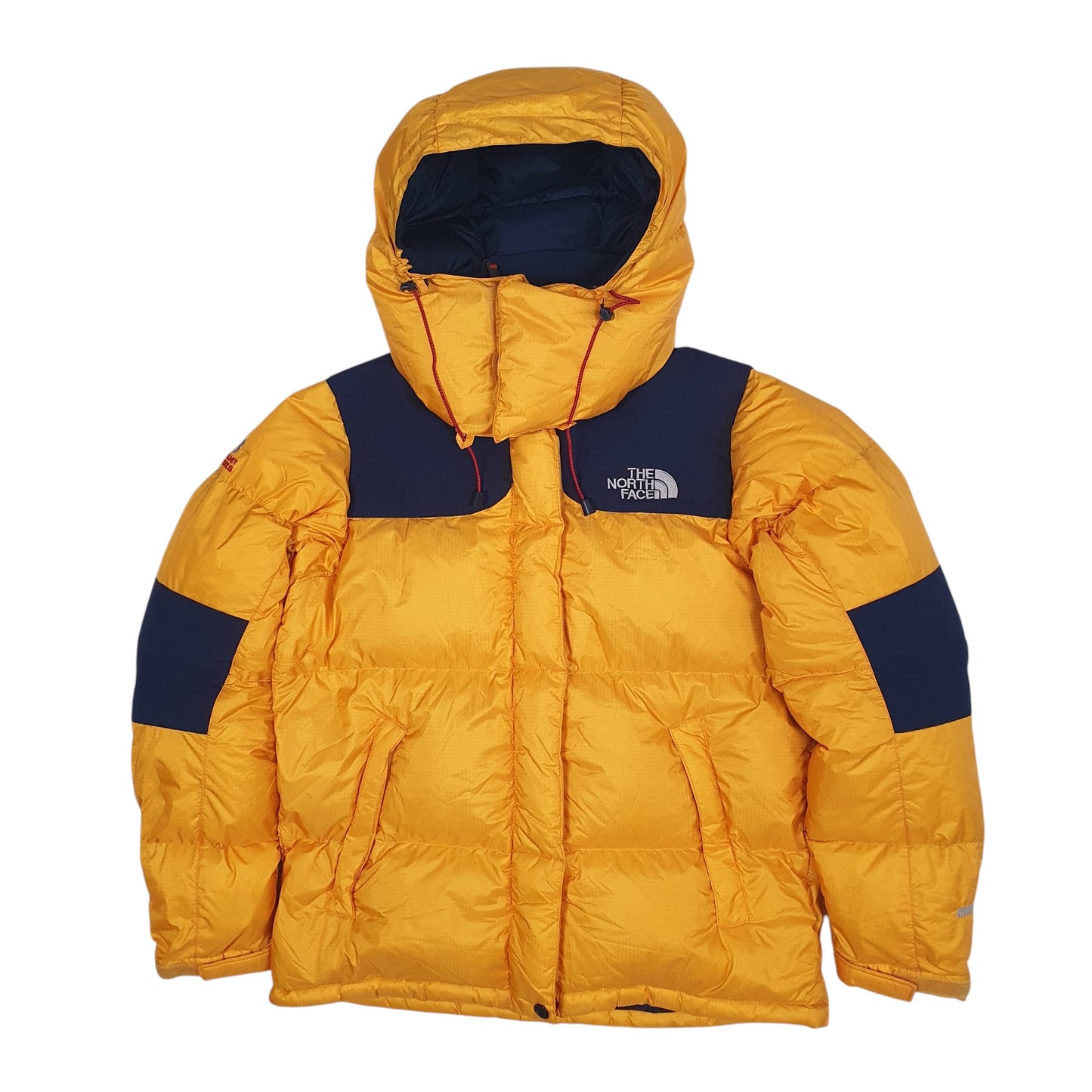 Womens Yellow The North Face Summit Series Baltoro 700  Coat