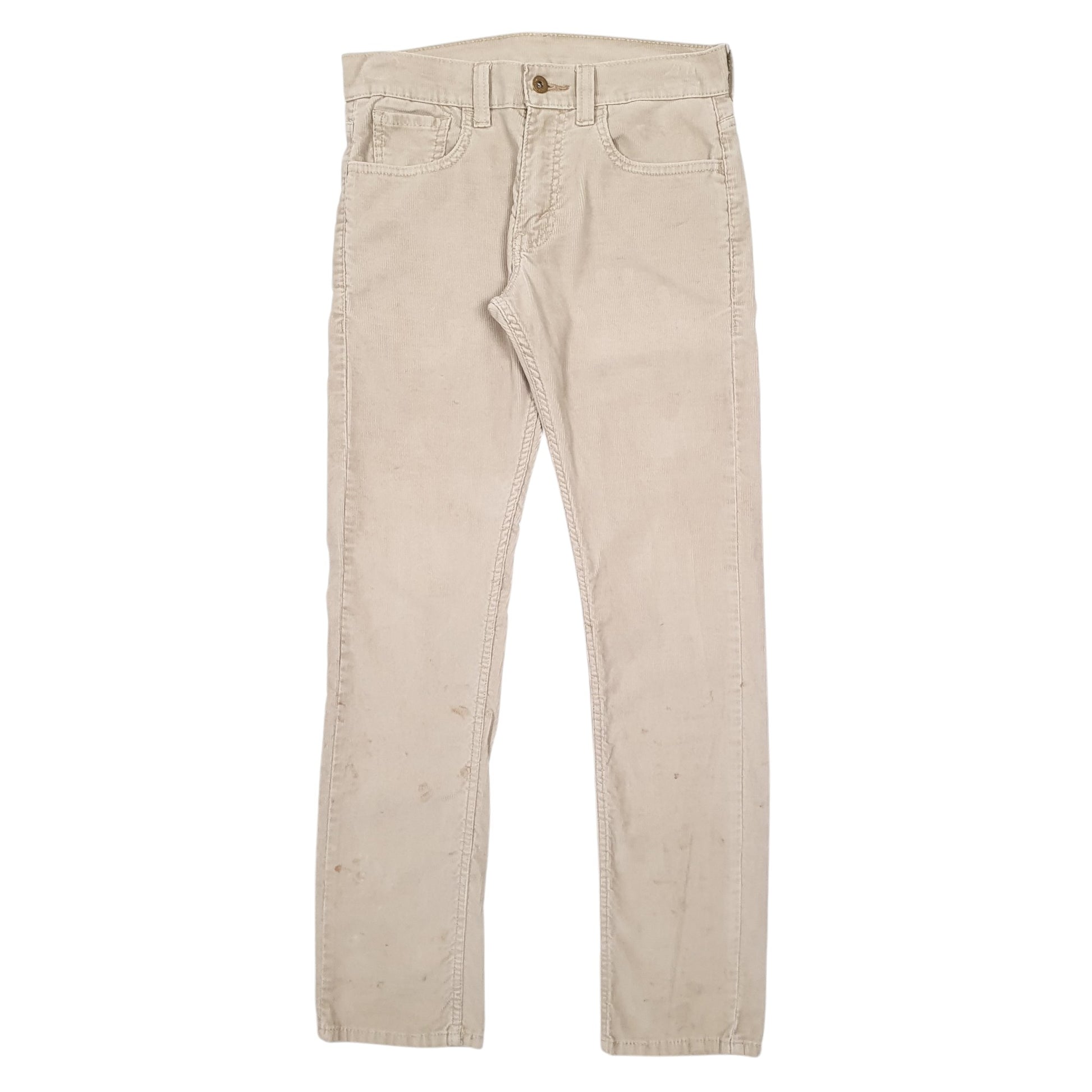 Mens Beige Levis  Corduroy Trousers