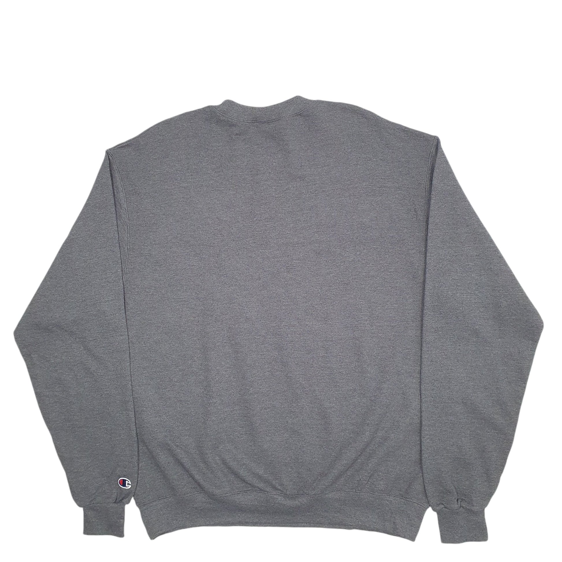 Mens Grey Champion Raptor Maps Crewneck Jumper